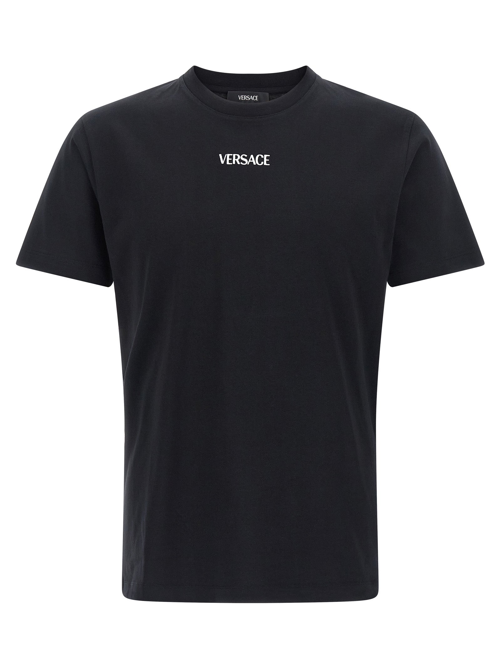 Versace Black Cotton T-Shirt