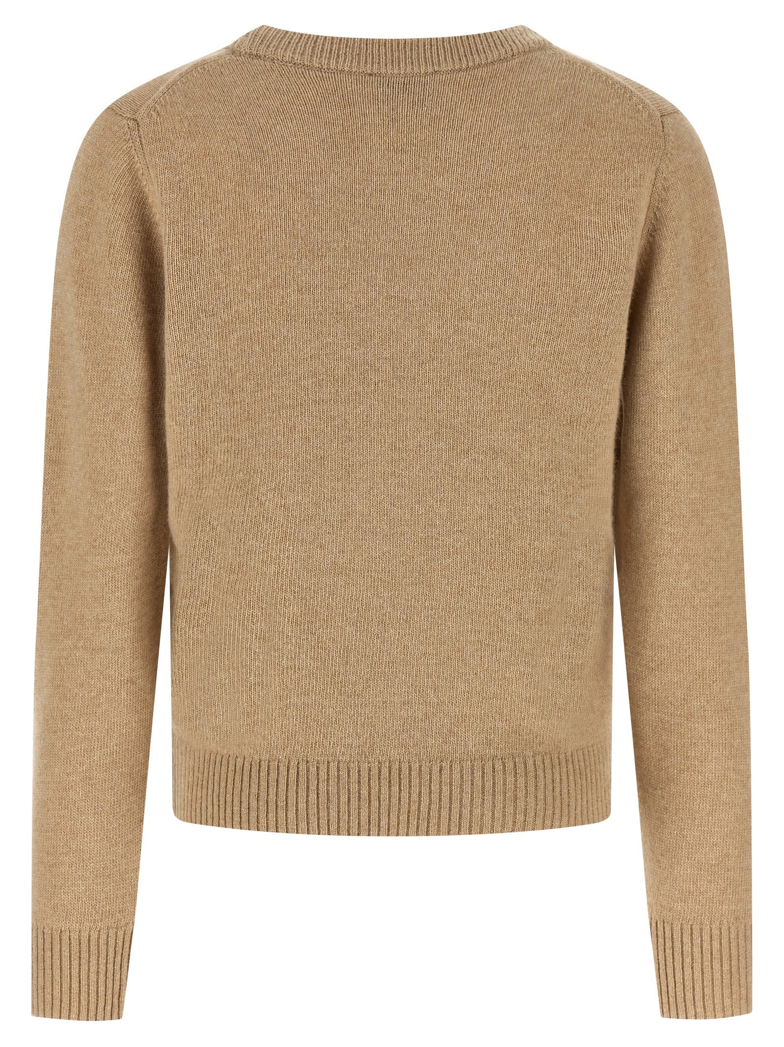 Ganni Beige Wool Cardigan