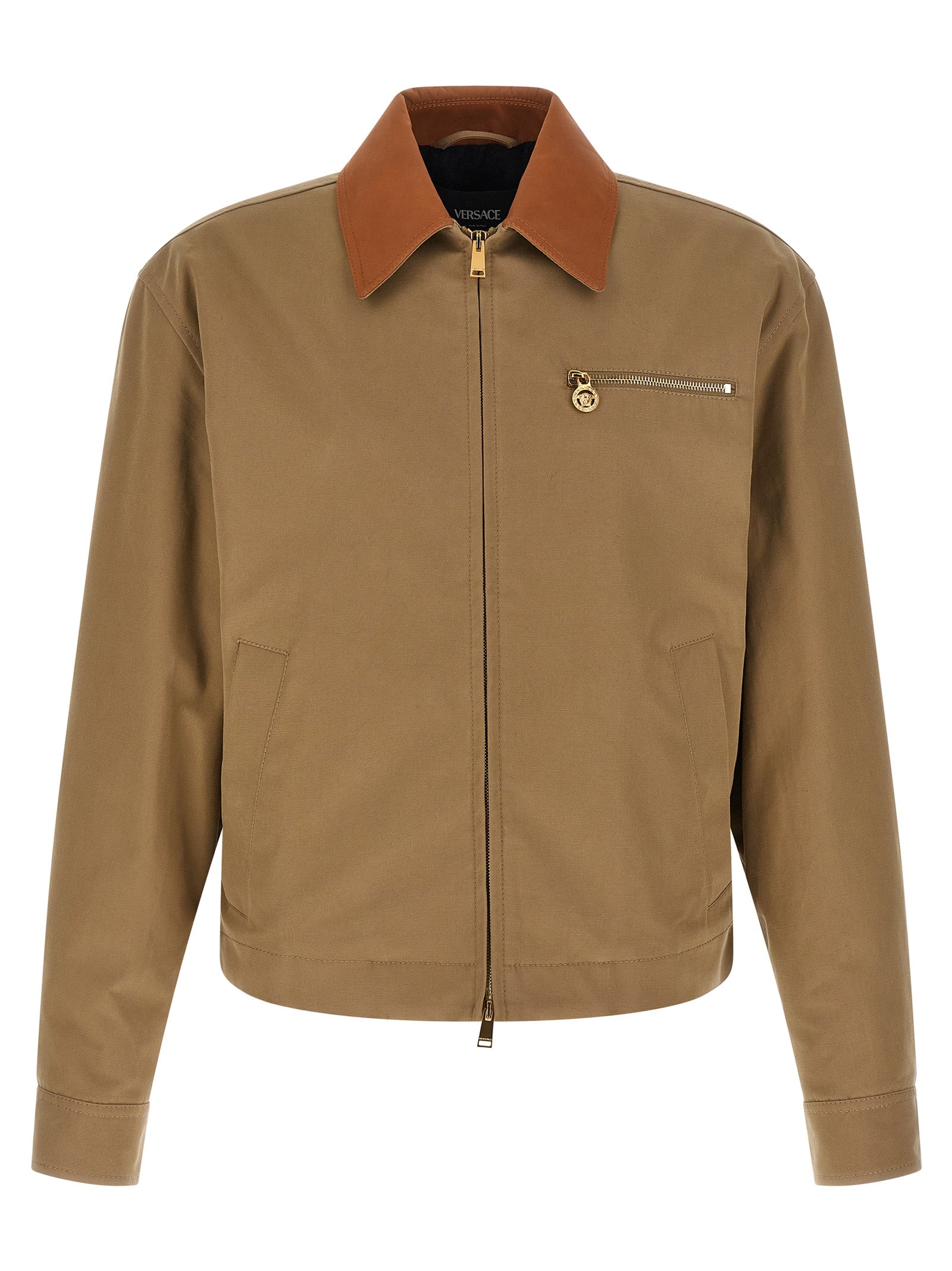 Versace Beige Cotton Jacket