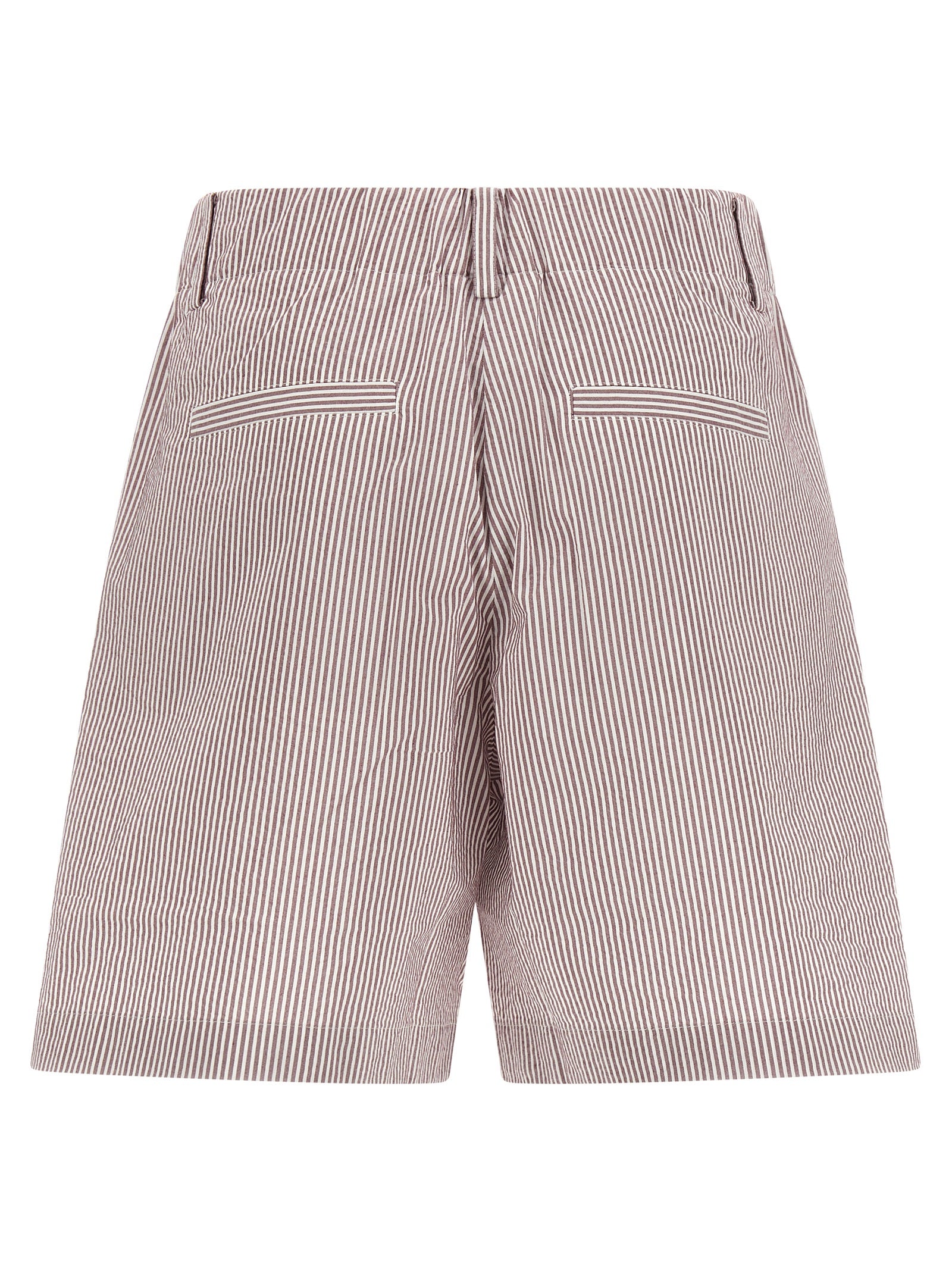 Brunello Cucinelli Multicolor Cotton Bermuda Shorts