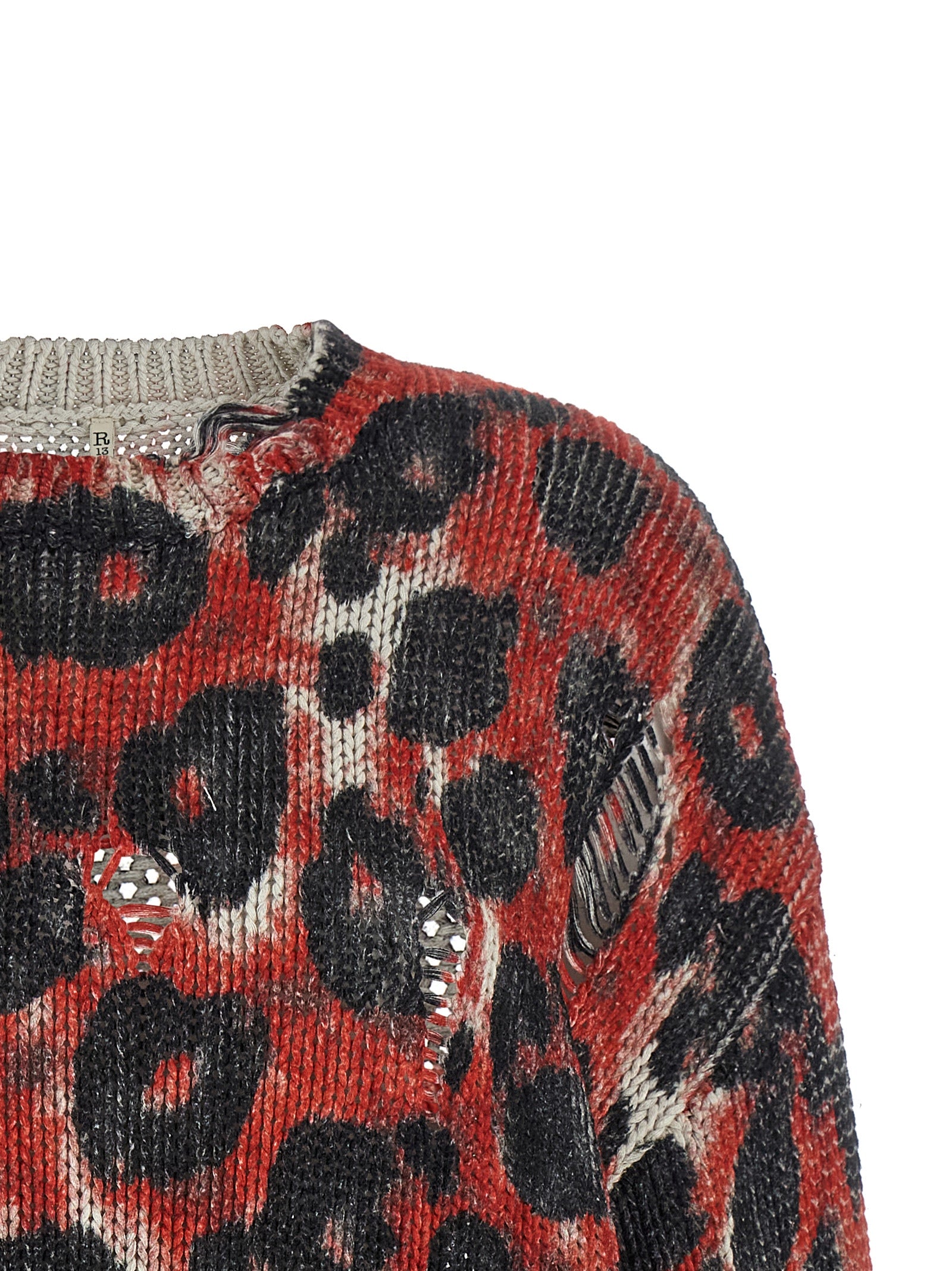 R13 Multicolor Cotton Cardigan