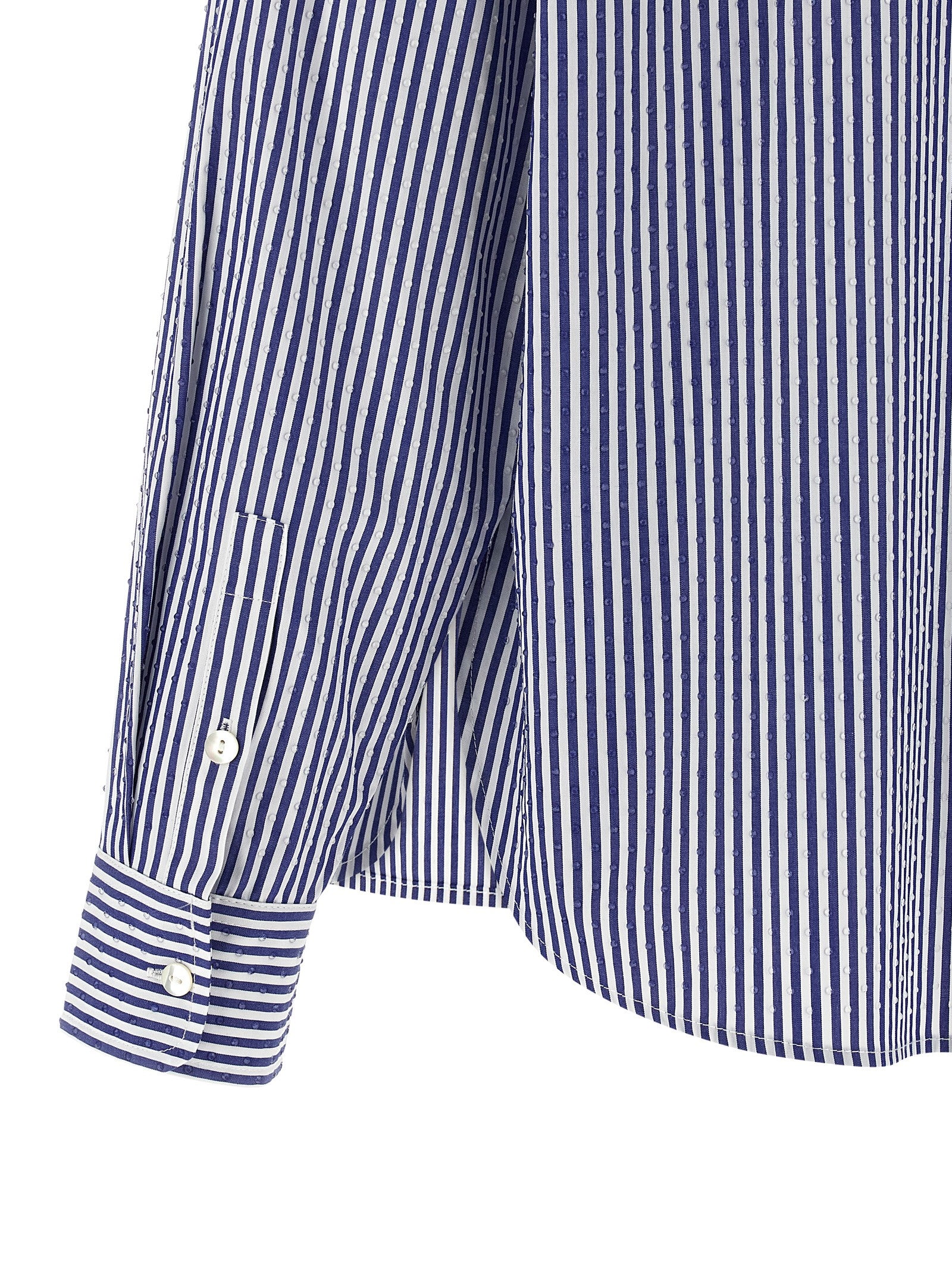 P.A.R.O.S.H. Blue Cotton Blouse