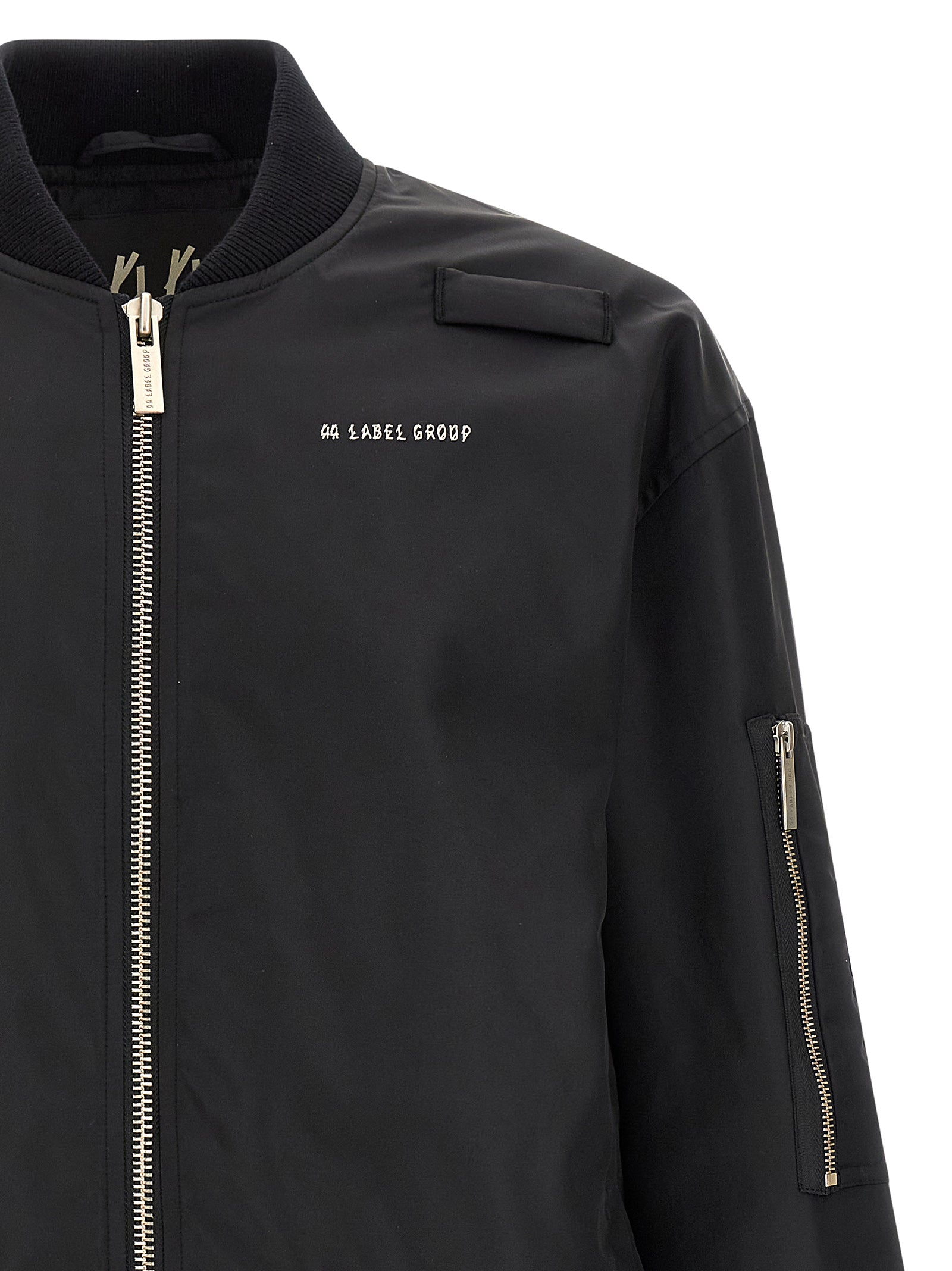 44 Label Group Black Polyamide Bomber