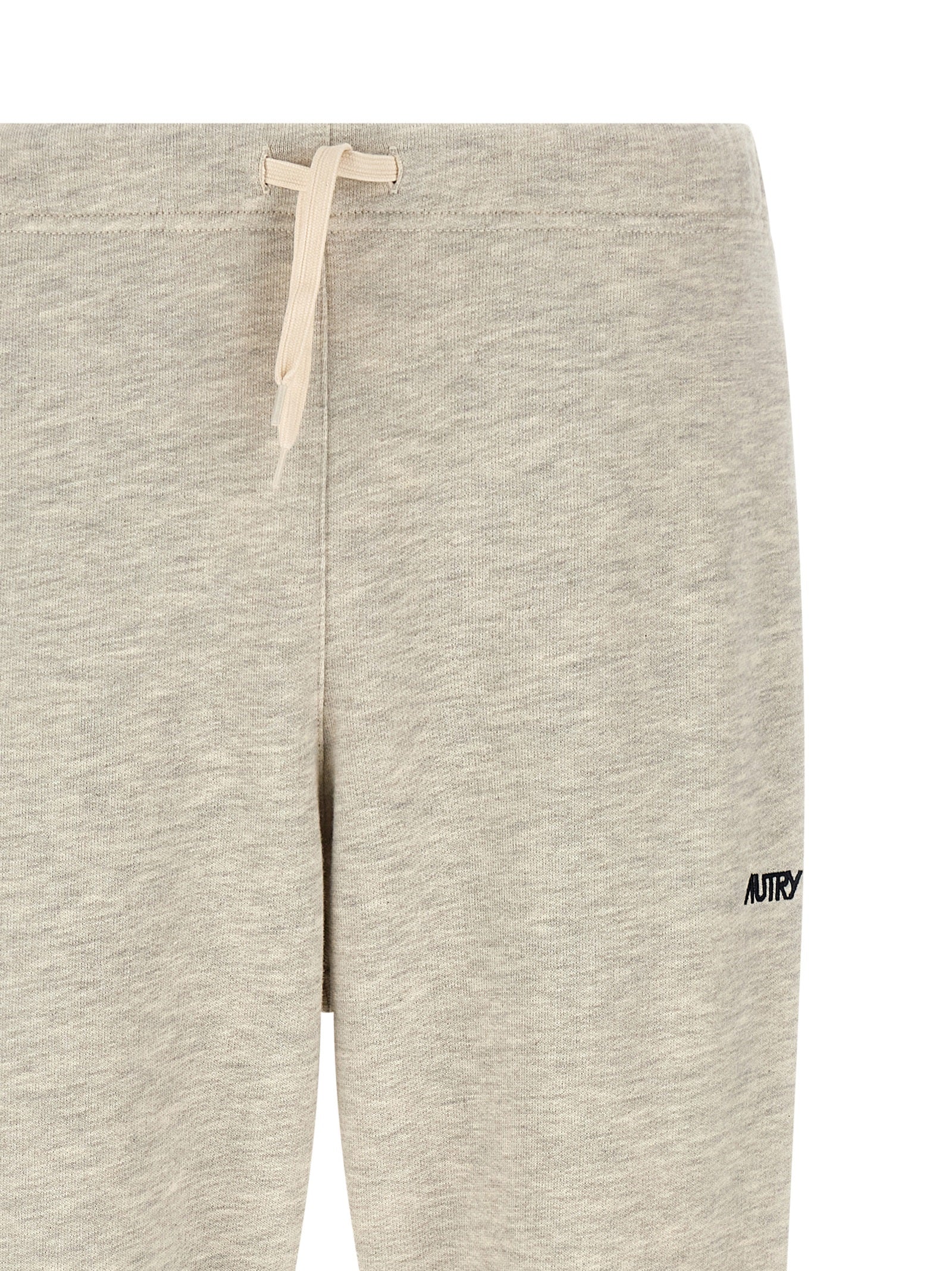 Autry Gray Cotton Joggers (Workout Pants)