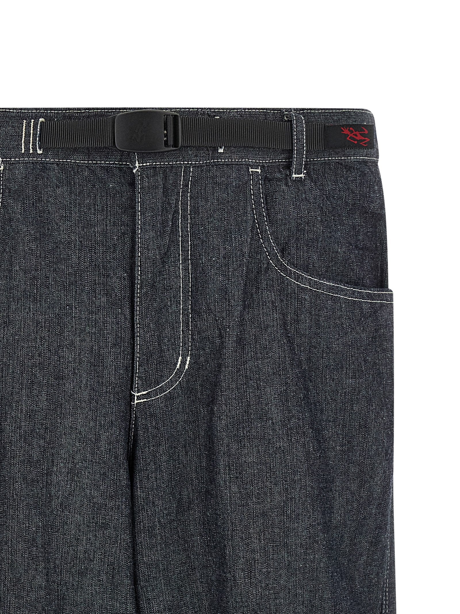 Gramicci Blue Cotton Straight-Leg Jeans