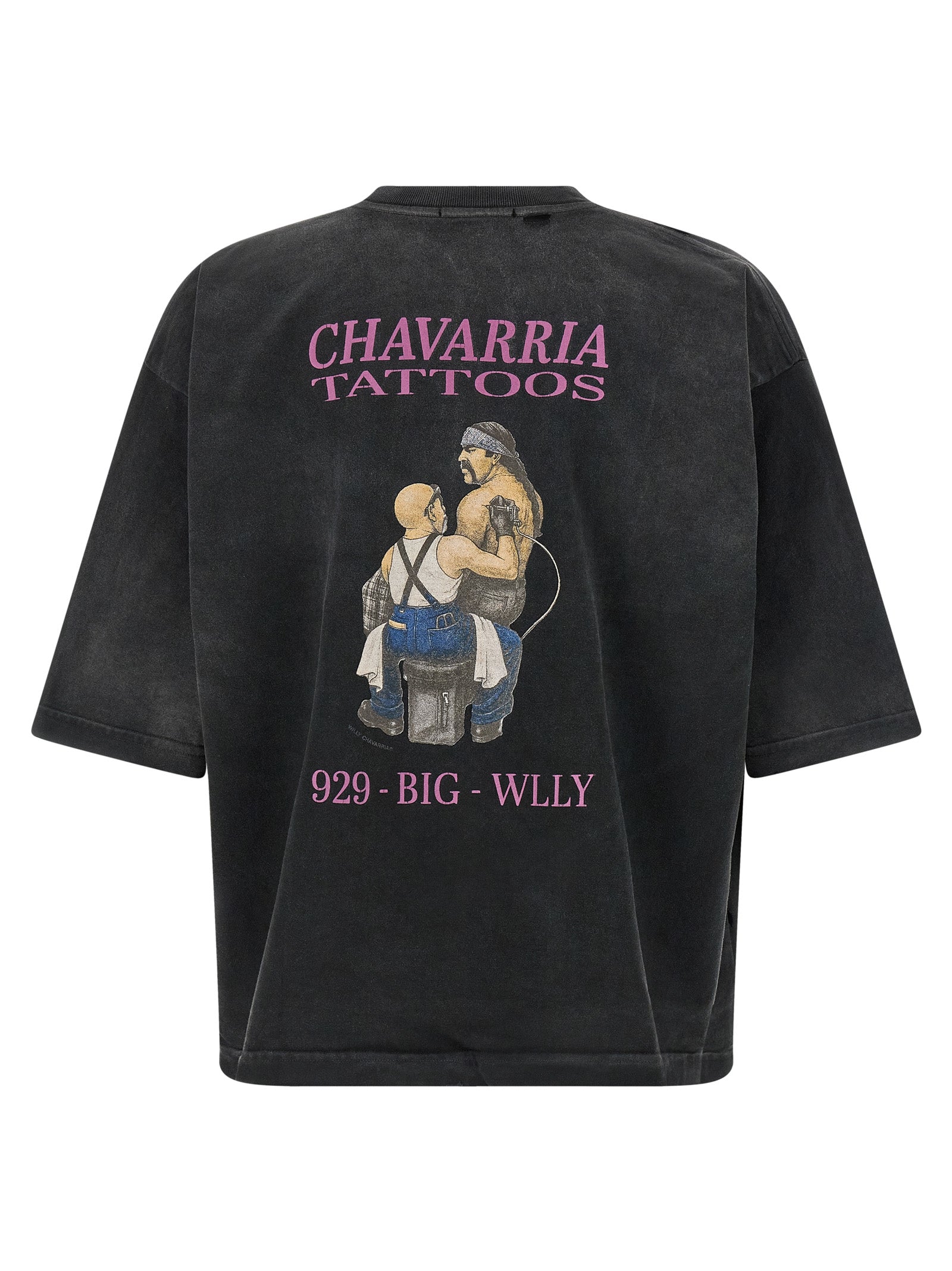 WILLY CHAVARRIA Black Cotton T-Shirt