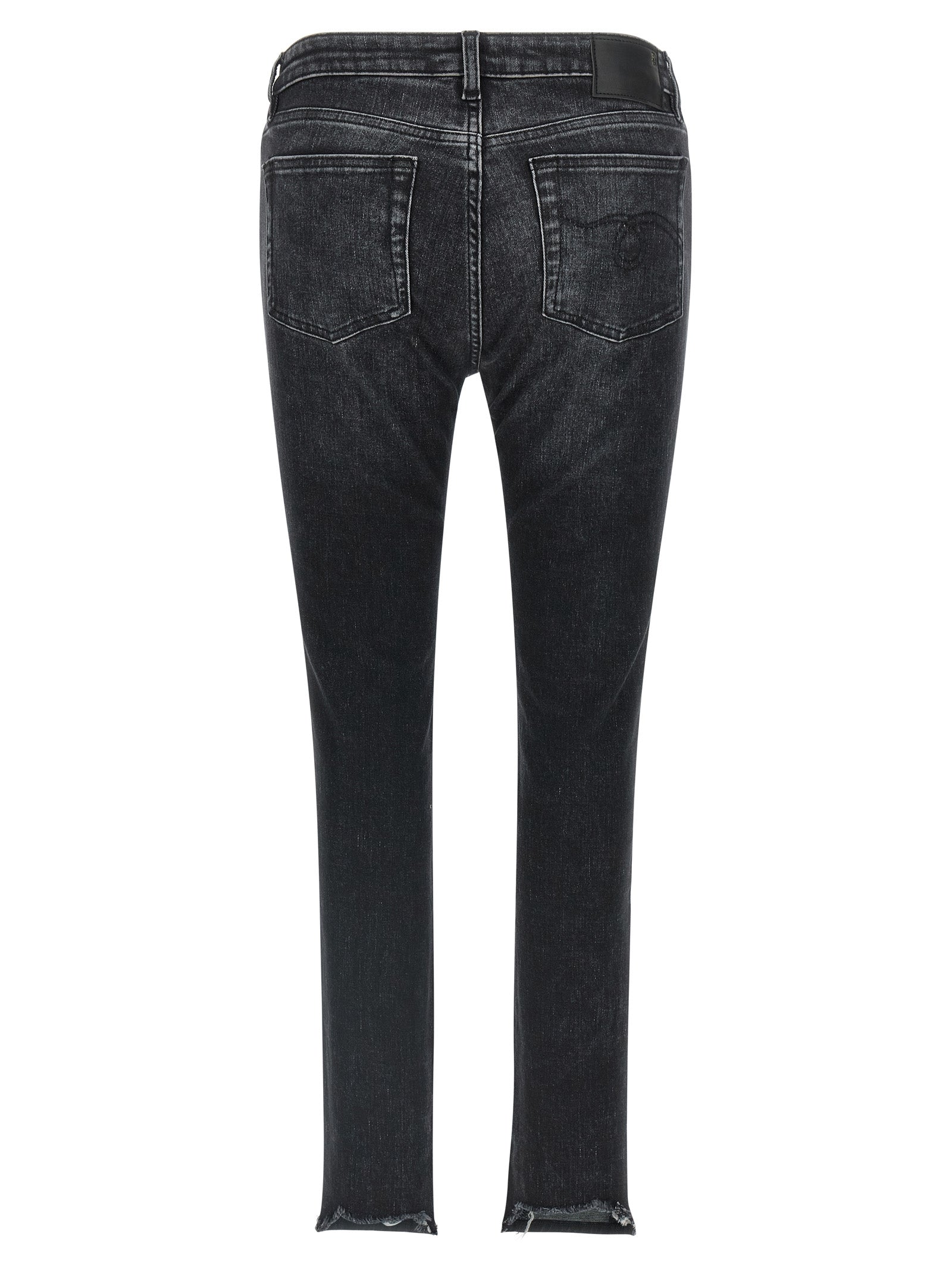 R13 Black Cotton Jeans Denim