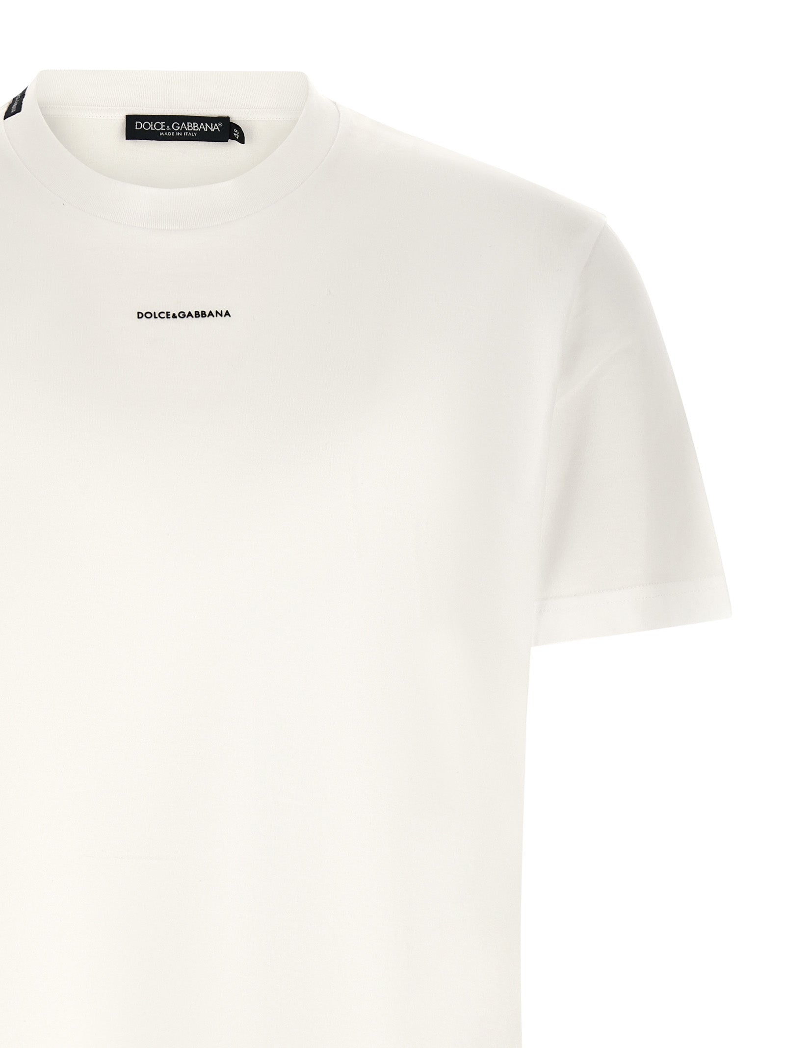Dolce & Gabbana White Cotton T-Shirt
