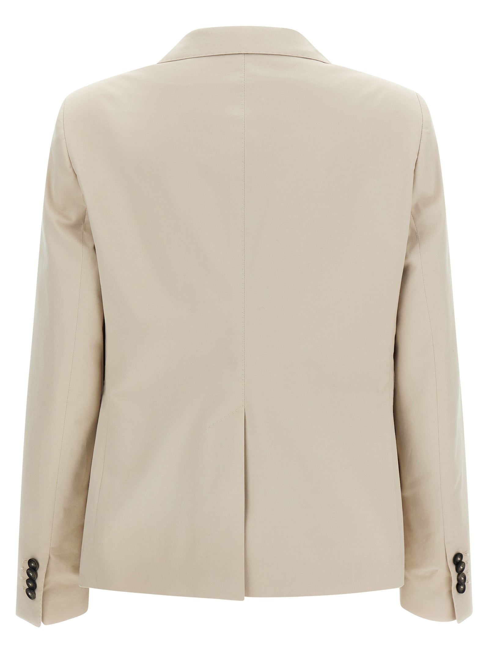 Tagliatore Beige Cotton Blazer