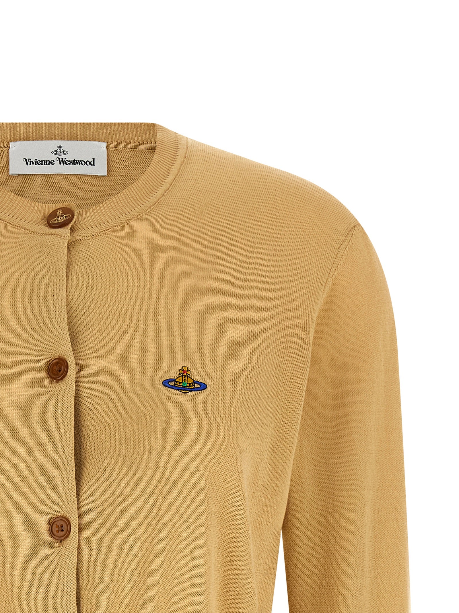 Vivienne Westwood Beige Cotton Cardigan