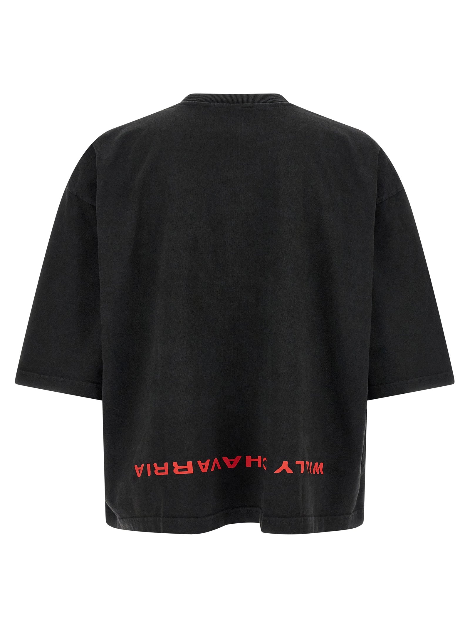 WILLY CHAVARRIA Black Cotton T-Shirt