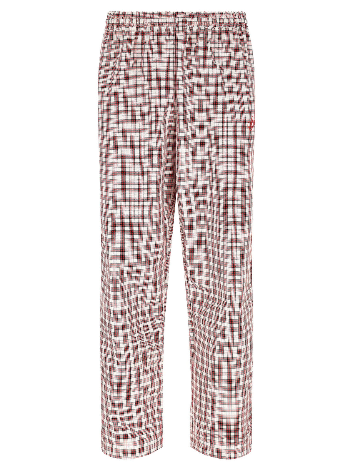 WILLY CHAVARRIA Red Polyester Casual Pants