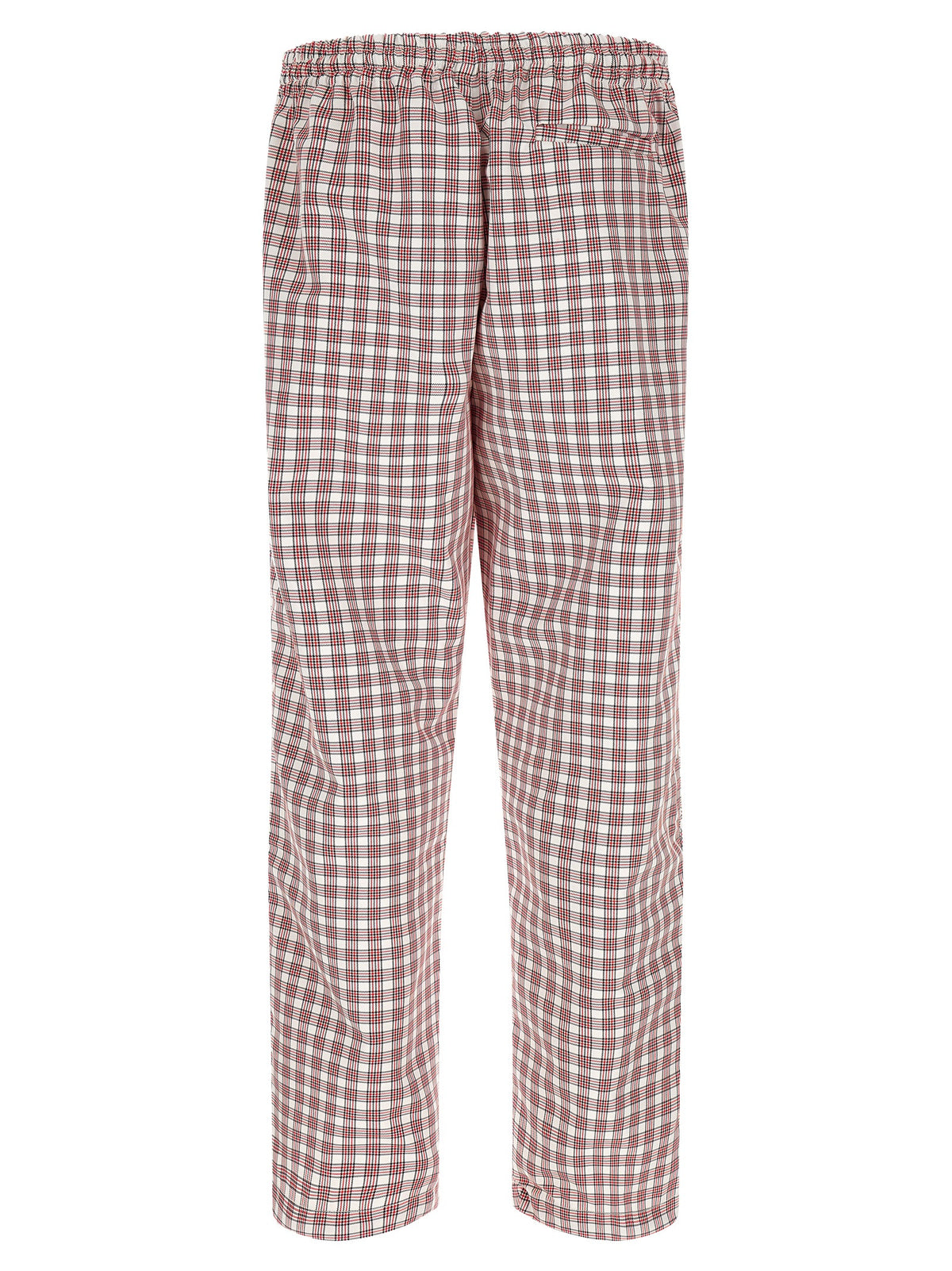 WILLY CHAVARRIA Red Polyester Casual Pants