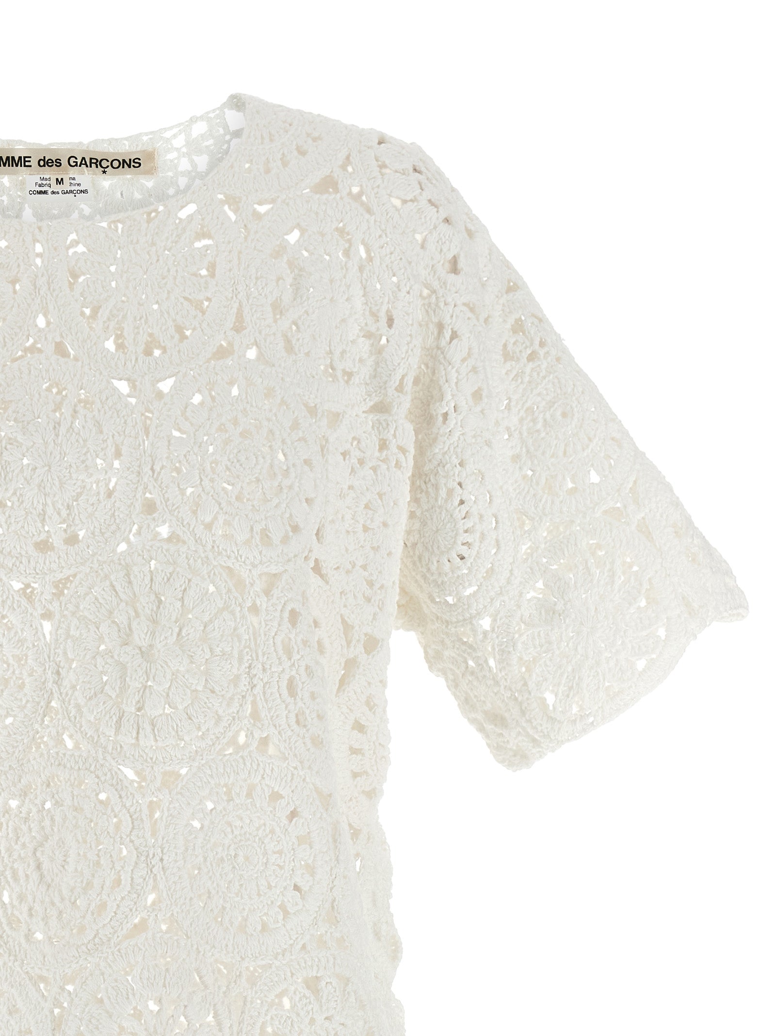 Comme Des Garçons White Cotton T-Shirt