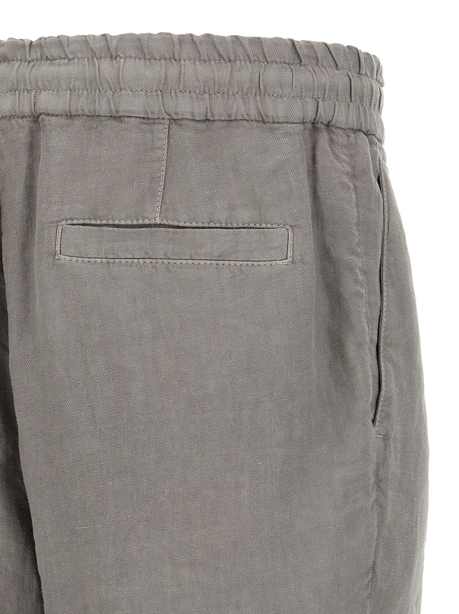 Brunello Cucinelli Gray Linen Bermuda Shorts
