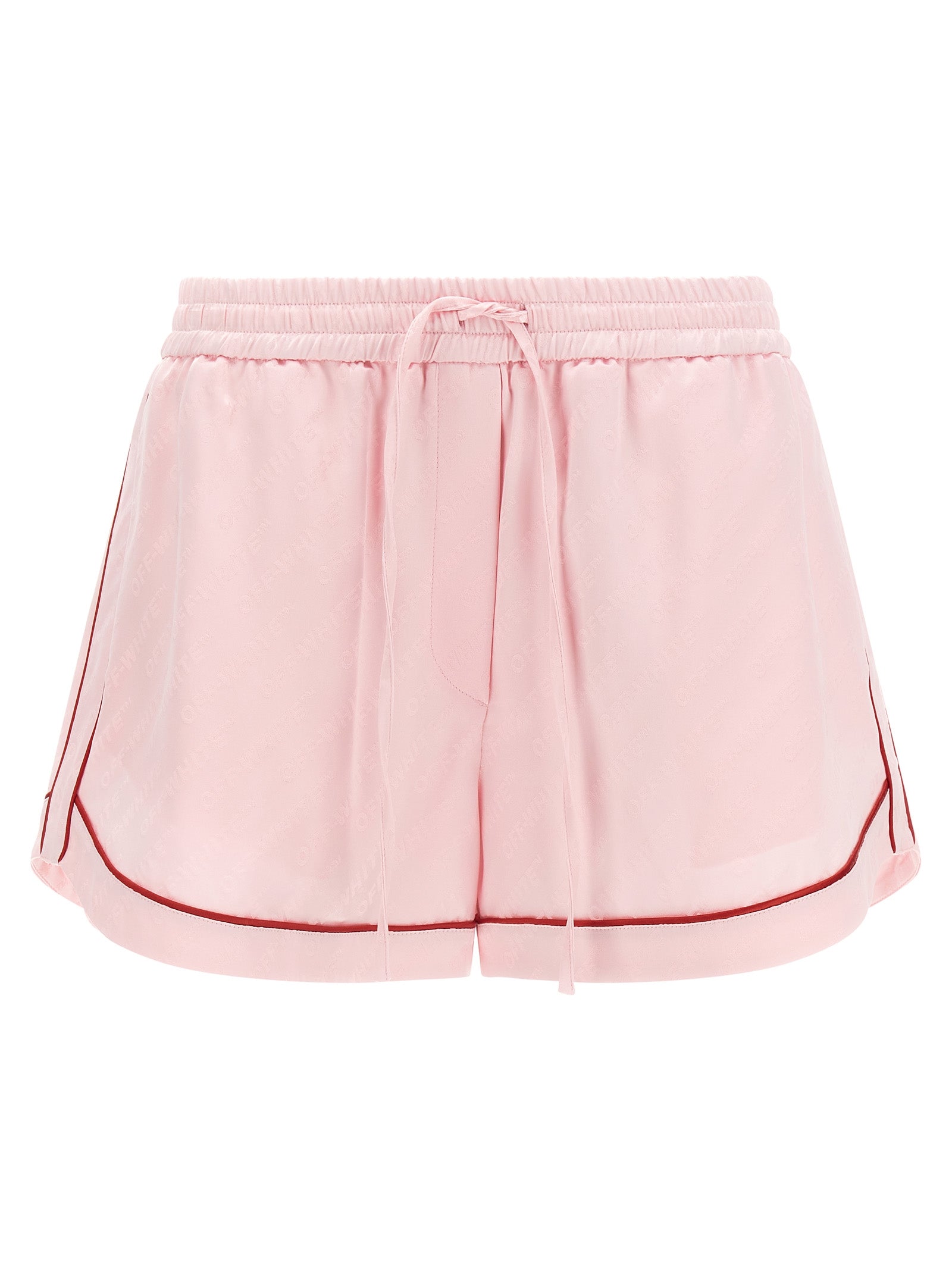 Off-White Multicolor Viscose Bermuda Shorts