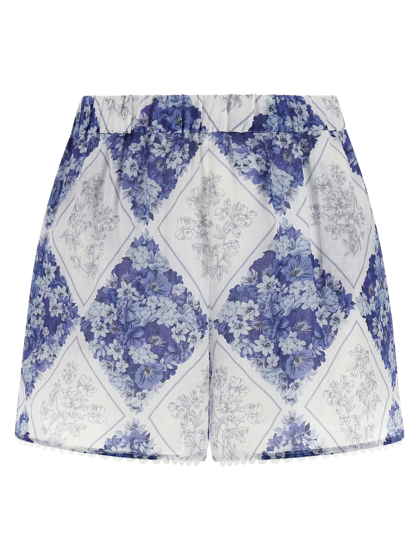 Twinset Blue Stingray Leather / Ray Skin Bermuda Shorts