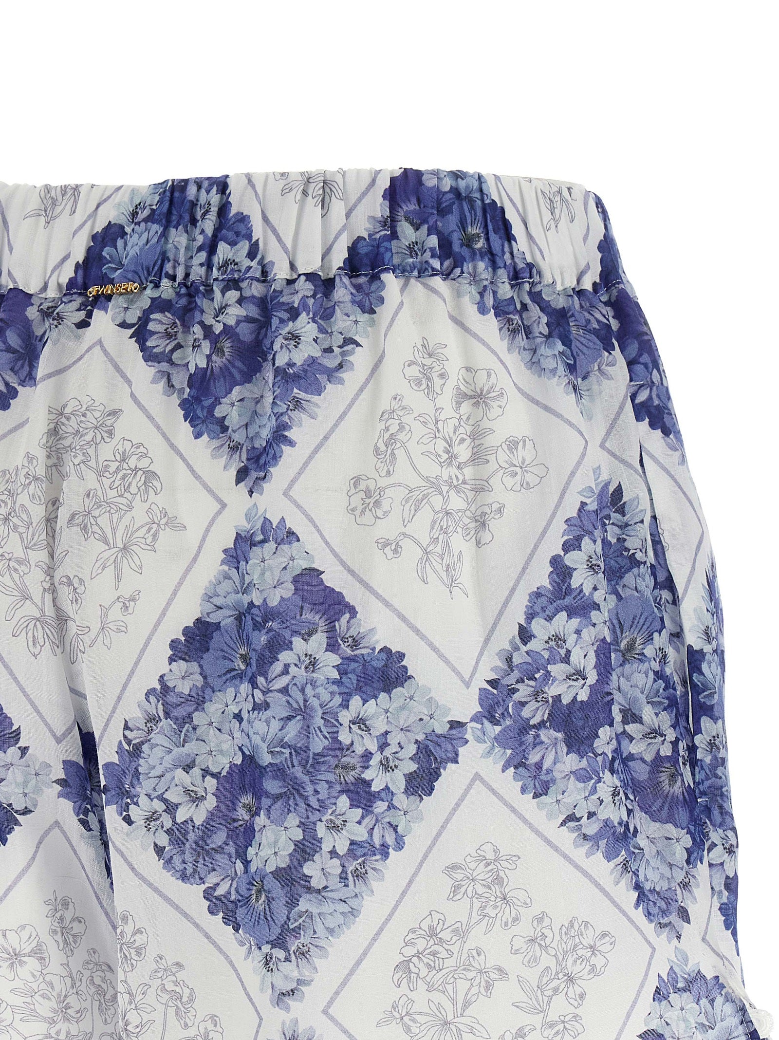 Twinset Blue Stingray Leather / Ray Skin Bermuda Shorts