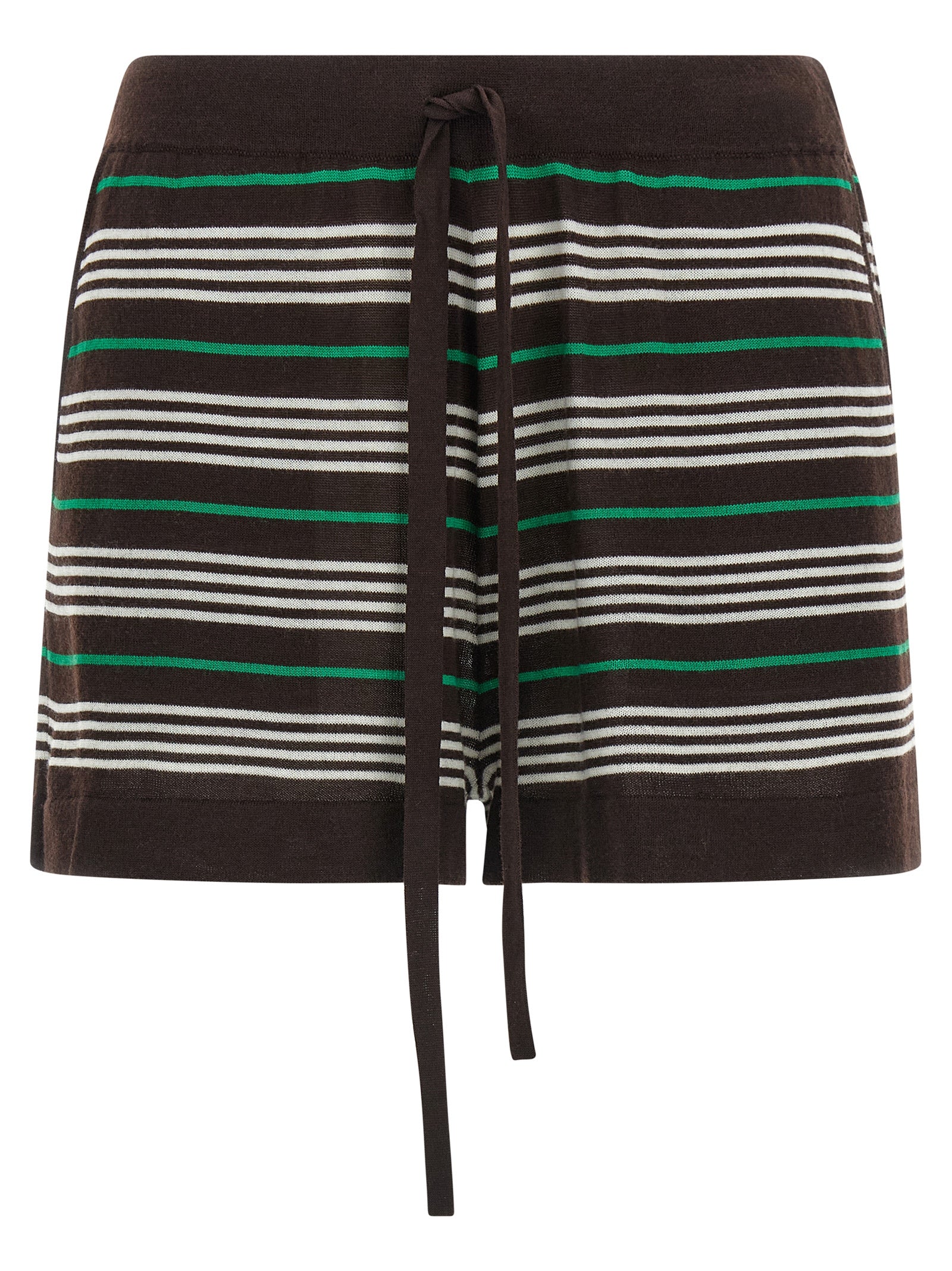 P.A.R.O.S.H. Brown Wool Bermuda Shorts