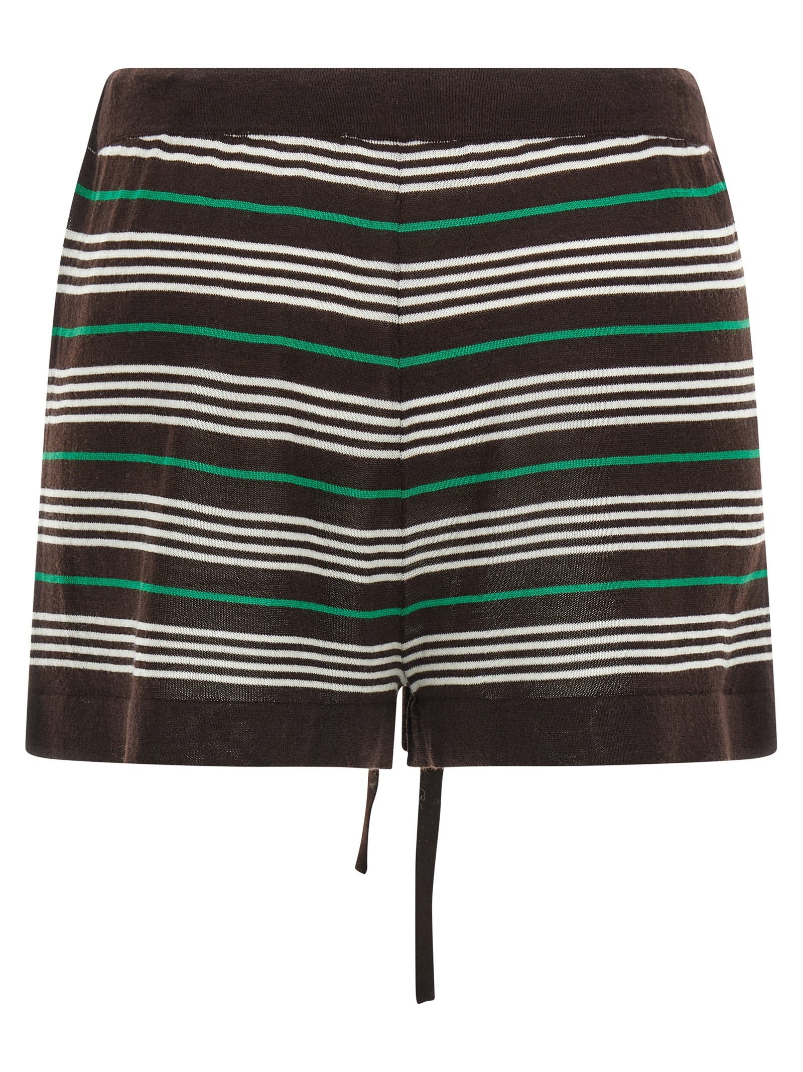 P.A.R.O.S.H. Brown Wool Bermuda Shorts