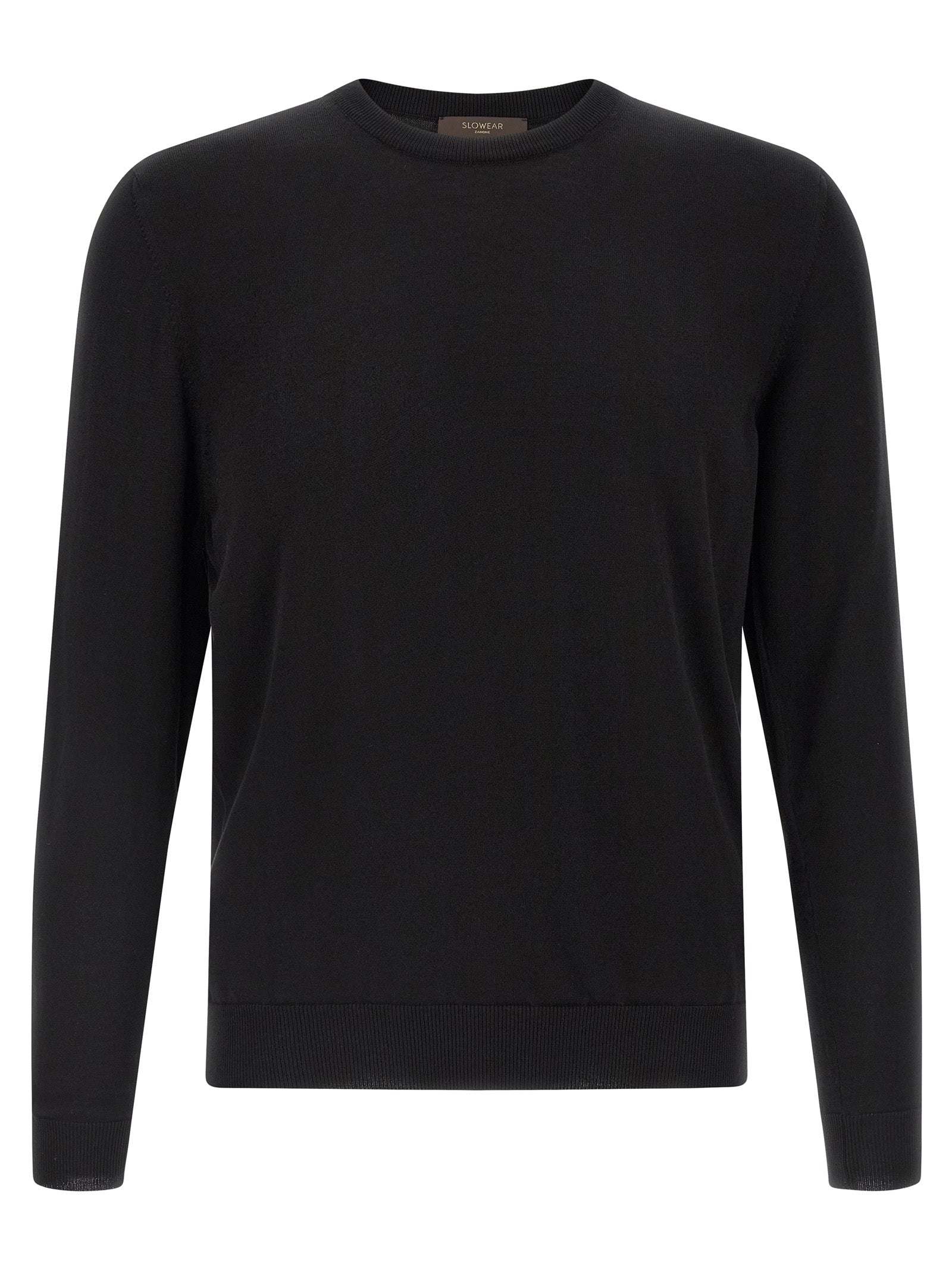 ZANONE Black Cotton Cardigan