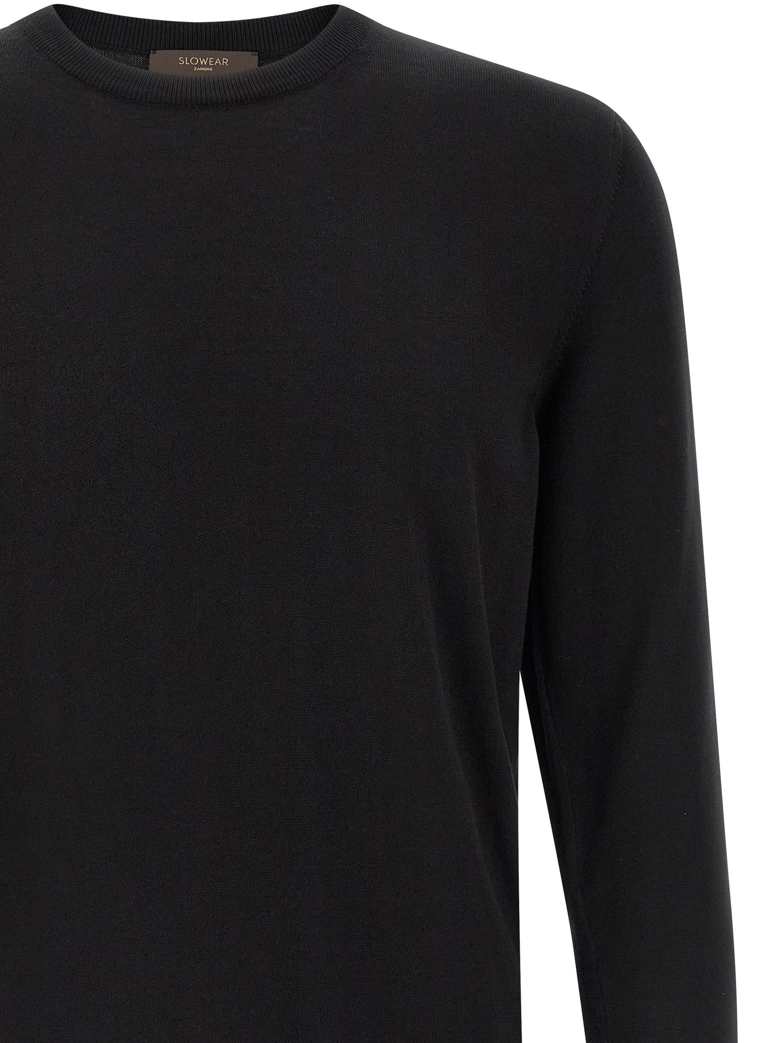 ZANONE Black Cotton Cardigan