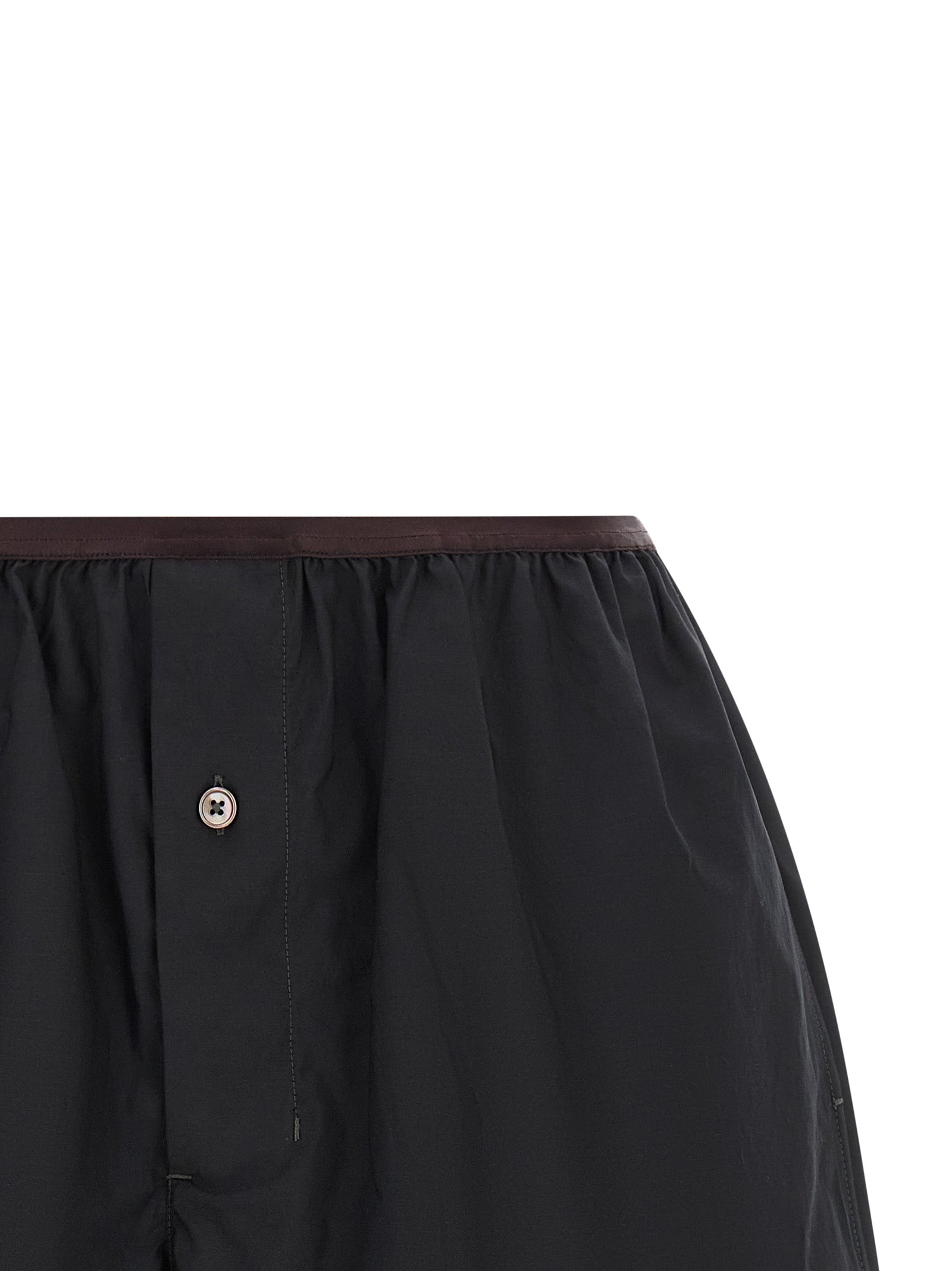 Lemaire Gray Cotton Bermuda Shorts