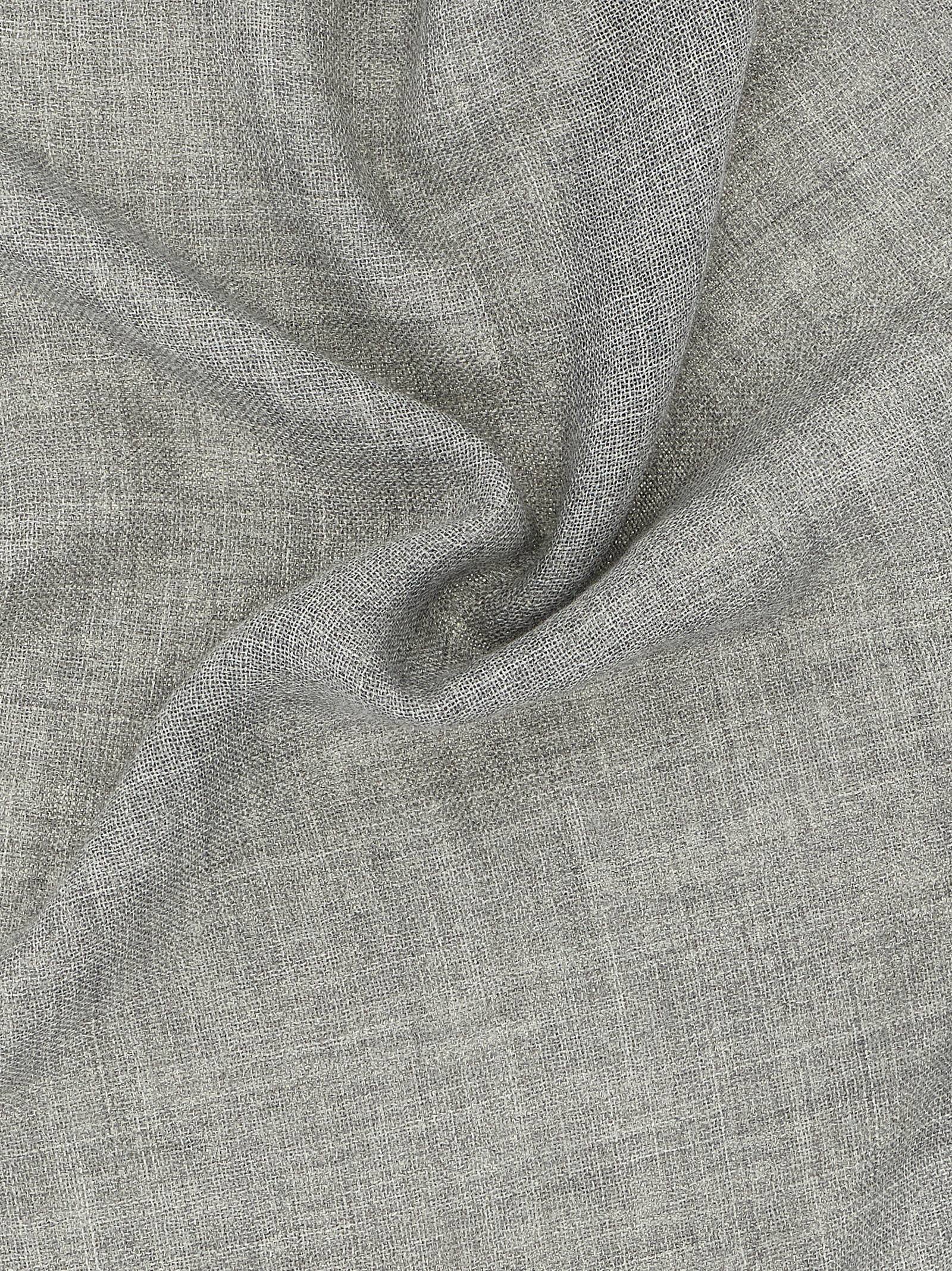 Brunello Cucinelli Gray Virgin Wool Scarf