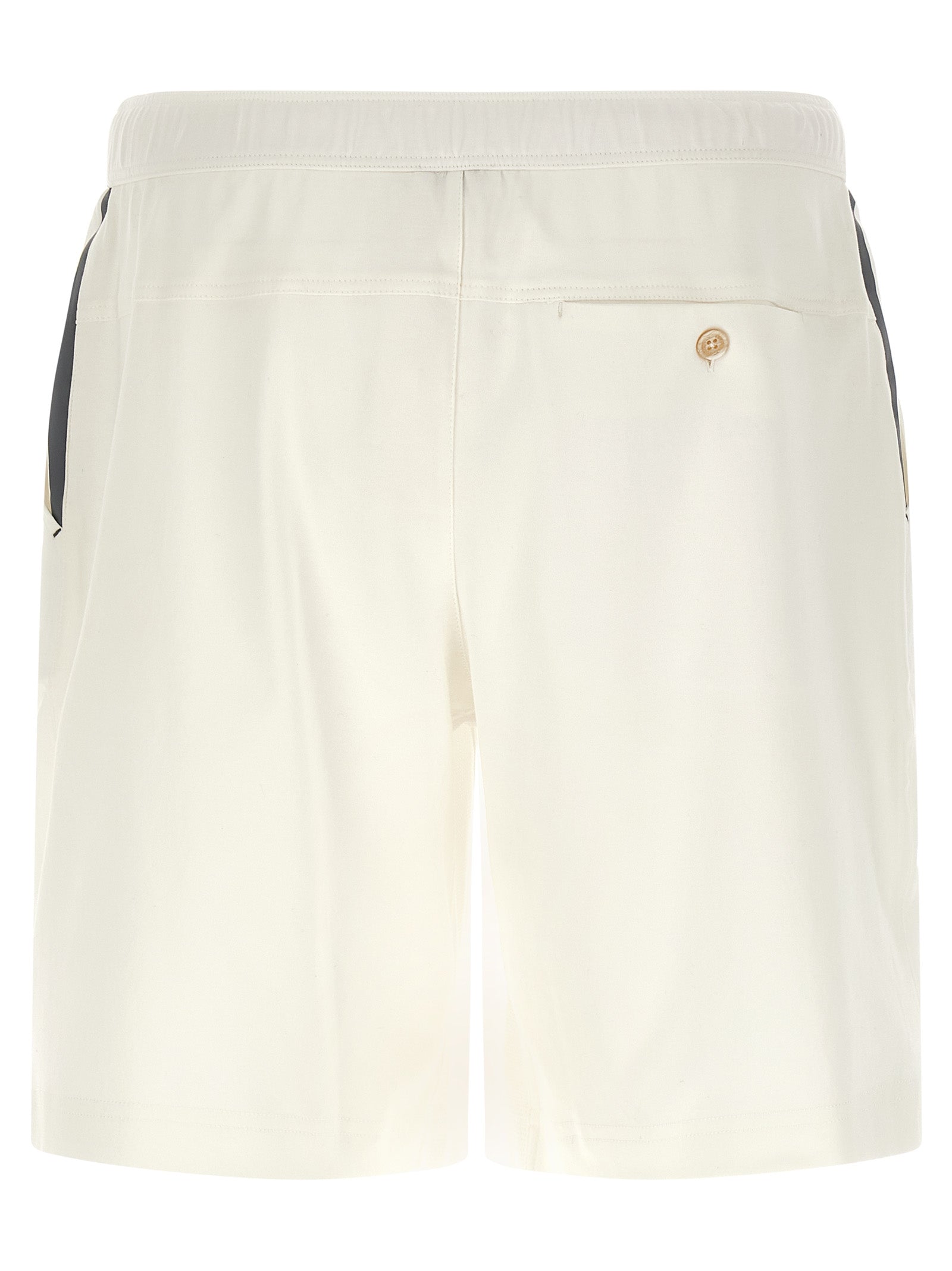 Brunello Cucinelli White Cotton Bermuda Shorts