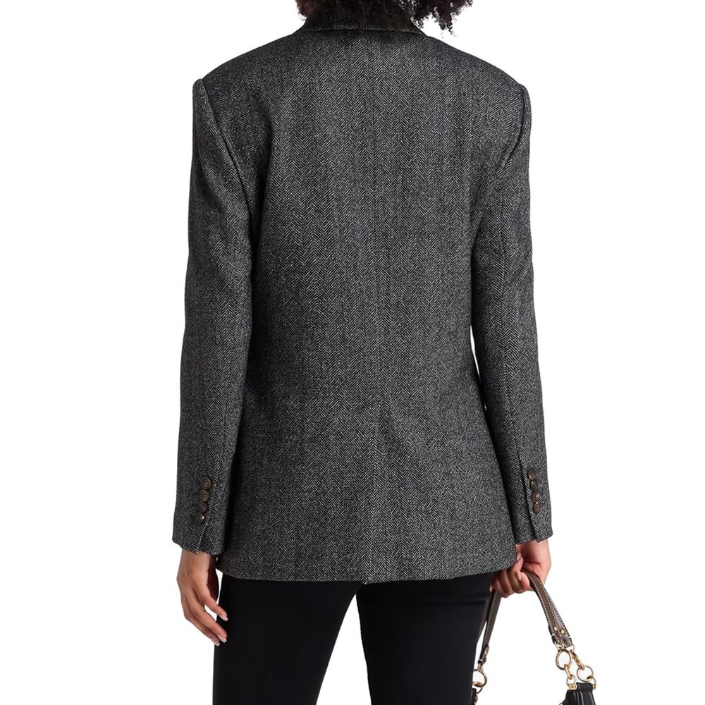 Brunello Cucinelli Black Elastane Blazer