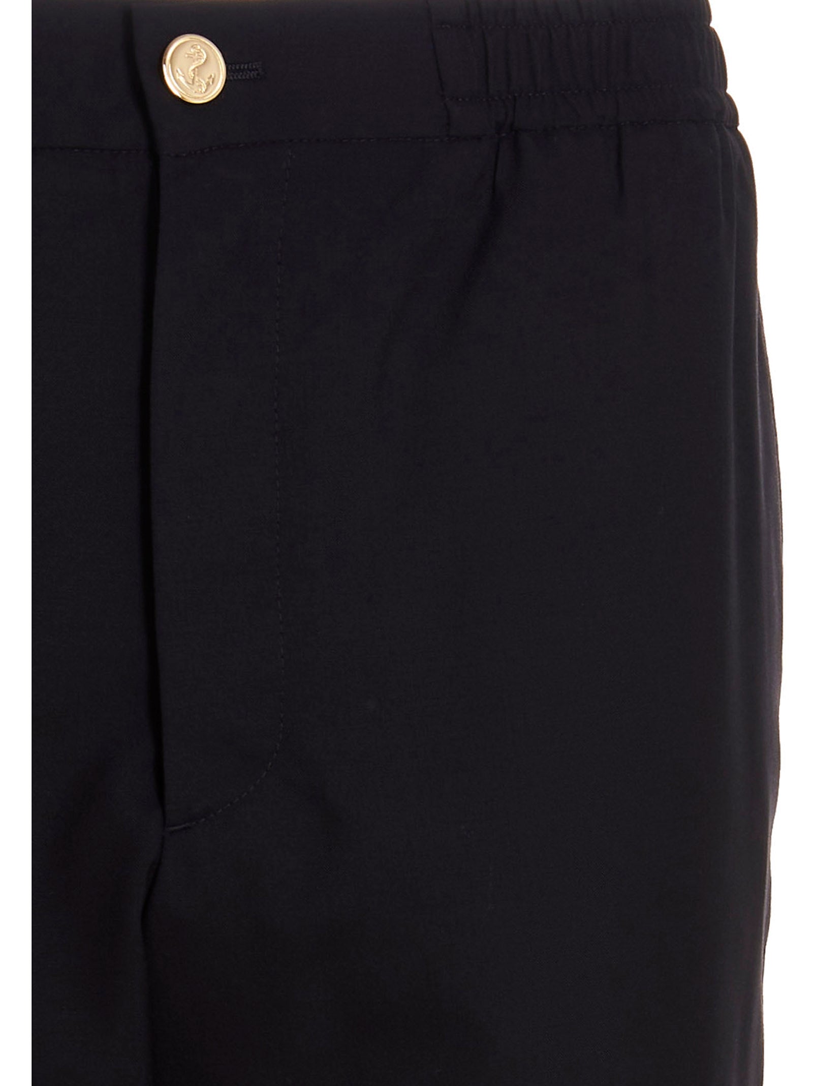 Thom Browne Blue Wool Athletic Pants