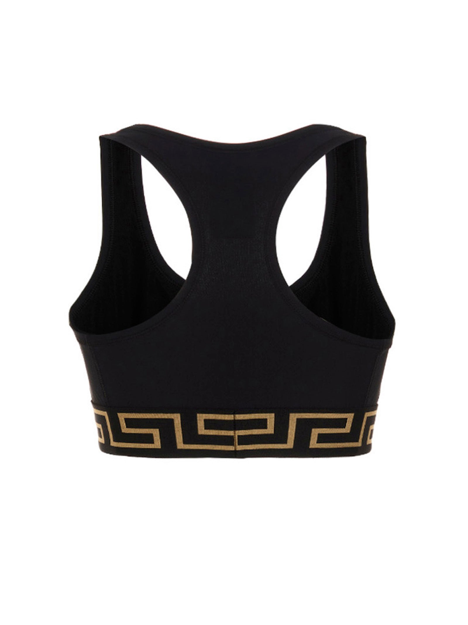 Versace Black Polyamide Sport Bra