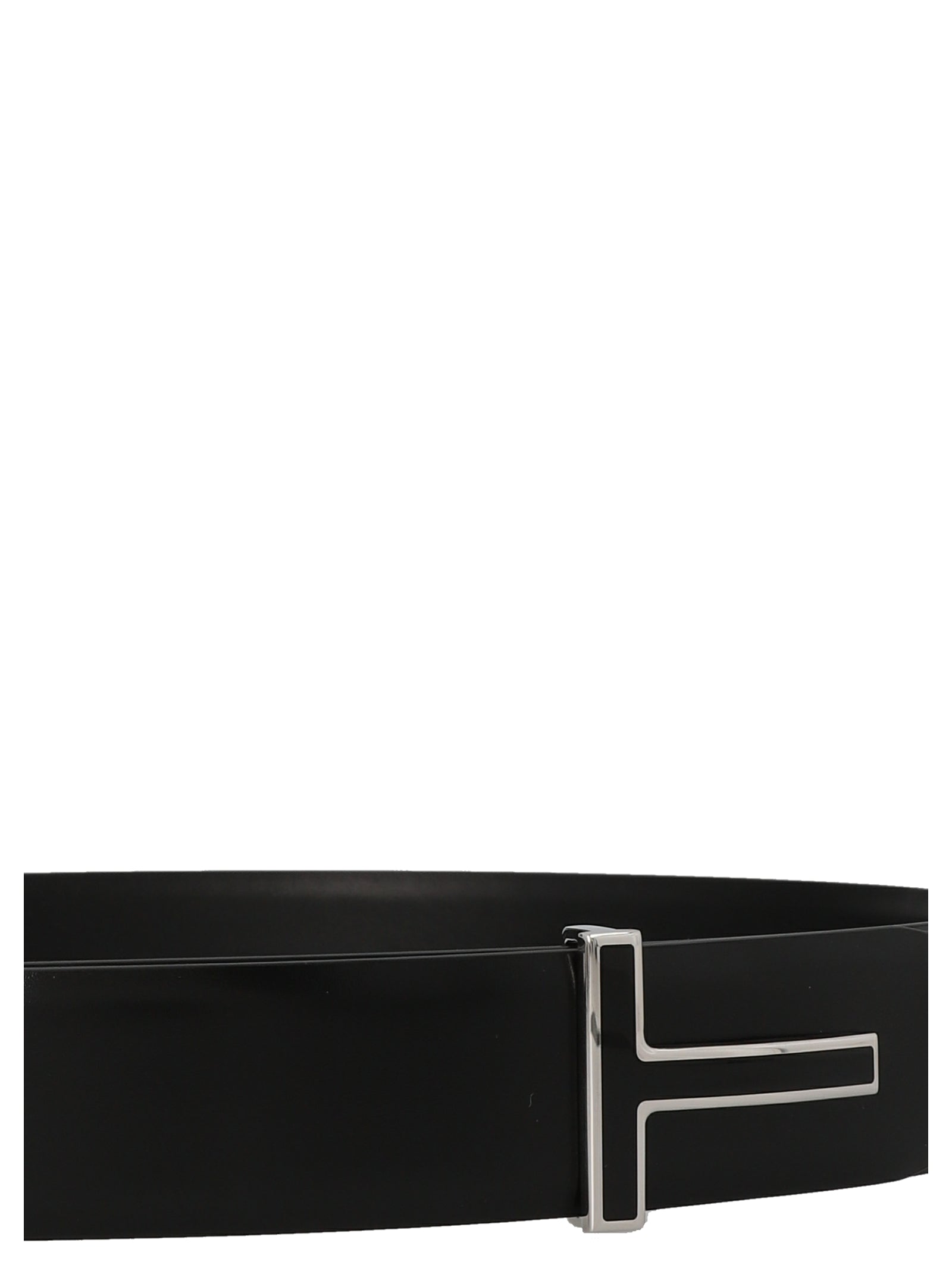 Tom Ford Black Calfskin Regular Belt
