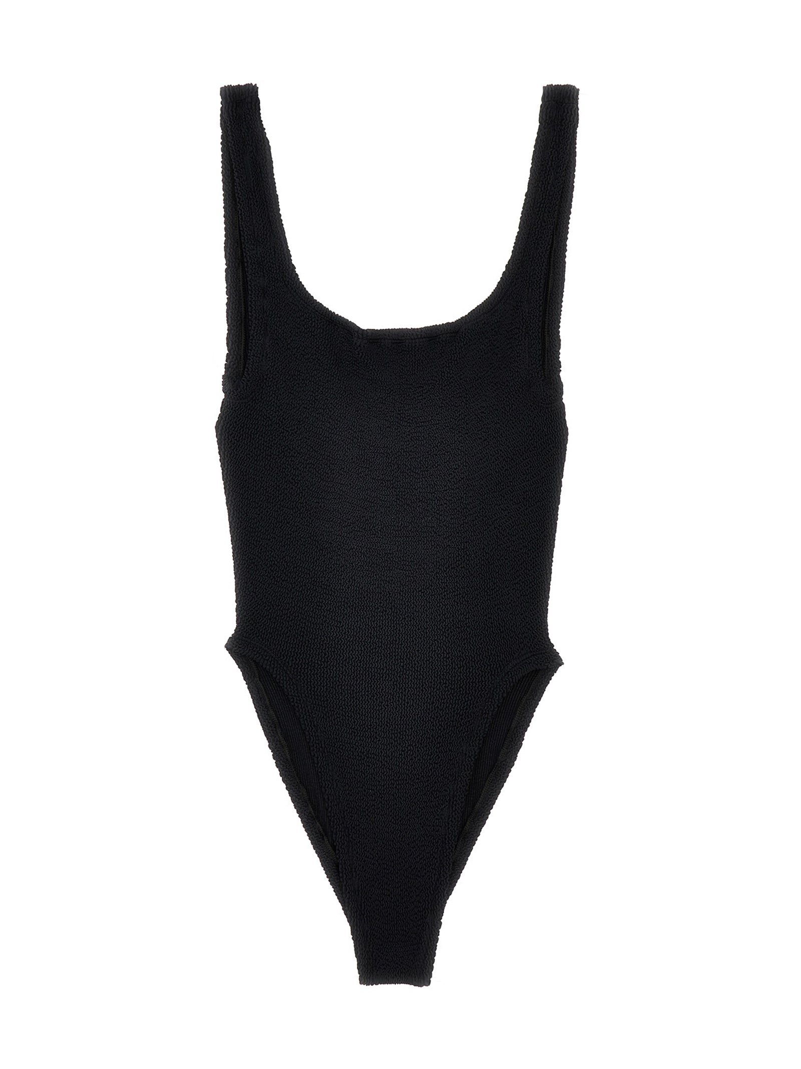 Hunza G Black Polyamide One-Piece Swimsuit