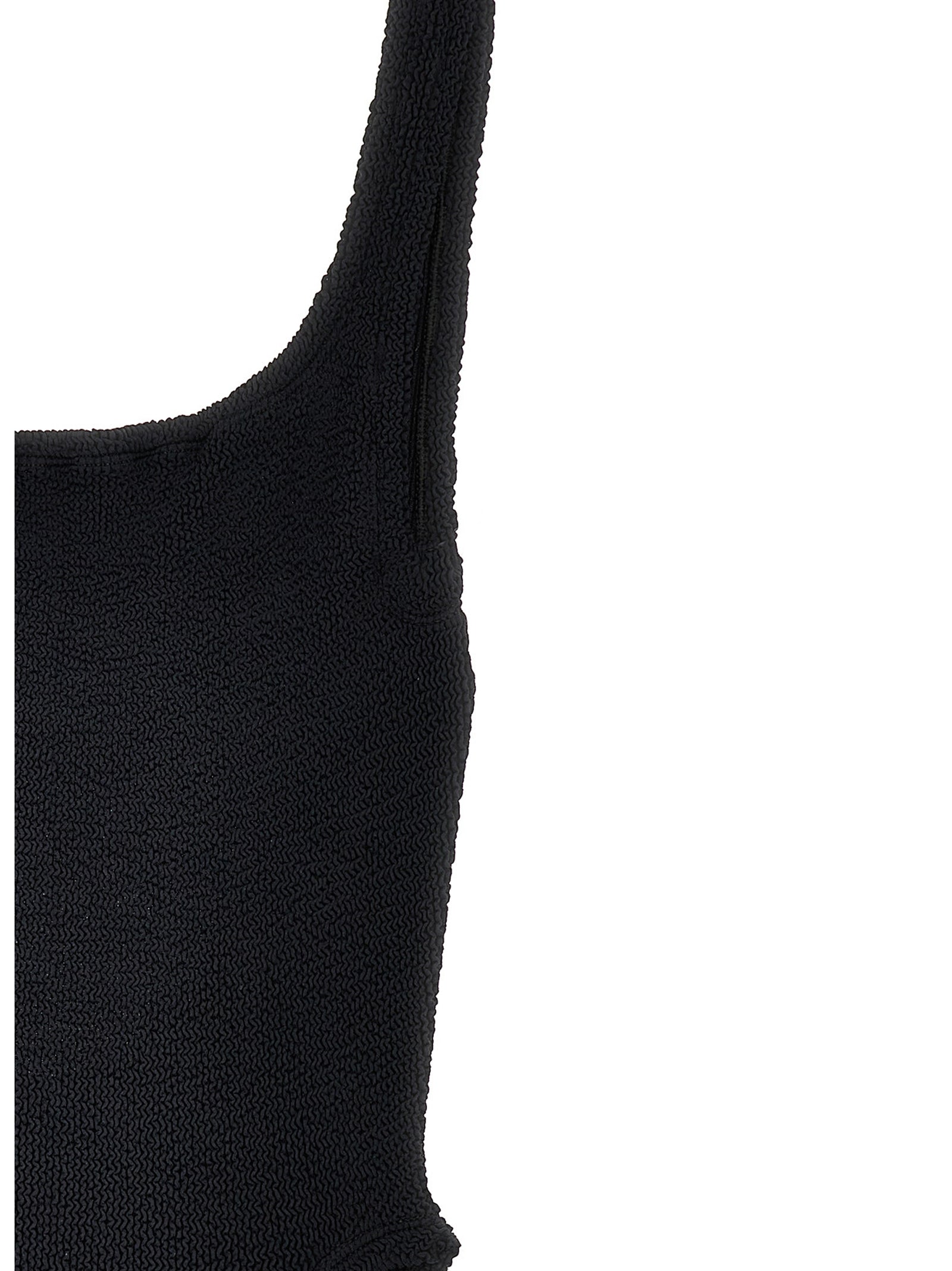 Hunza G Black Polyamide One-Piece Swimsuit