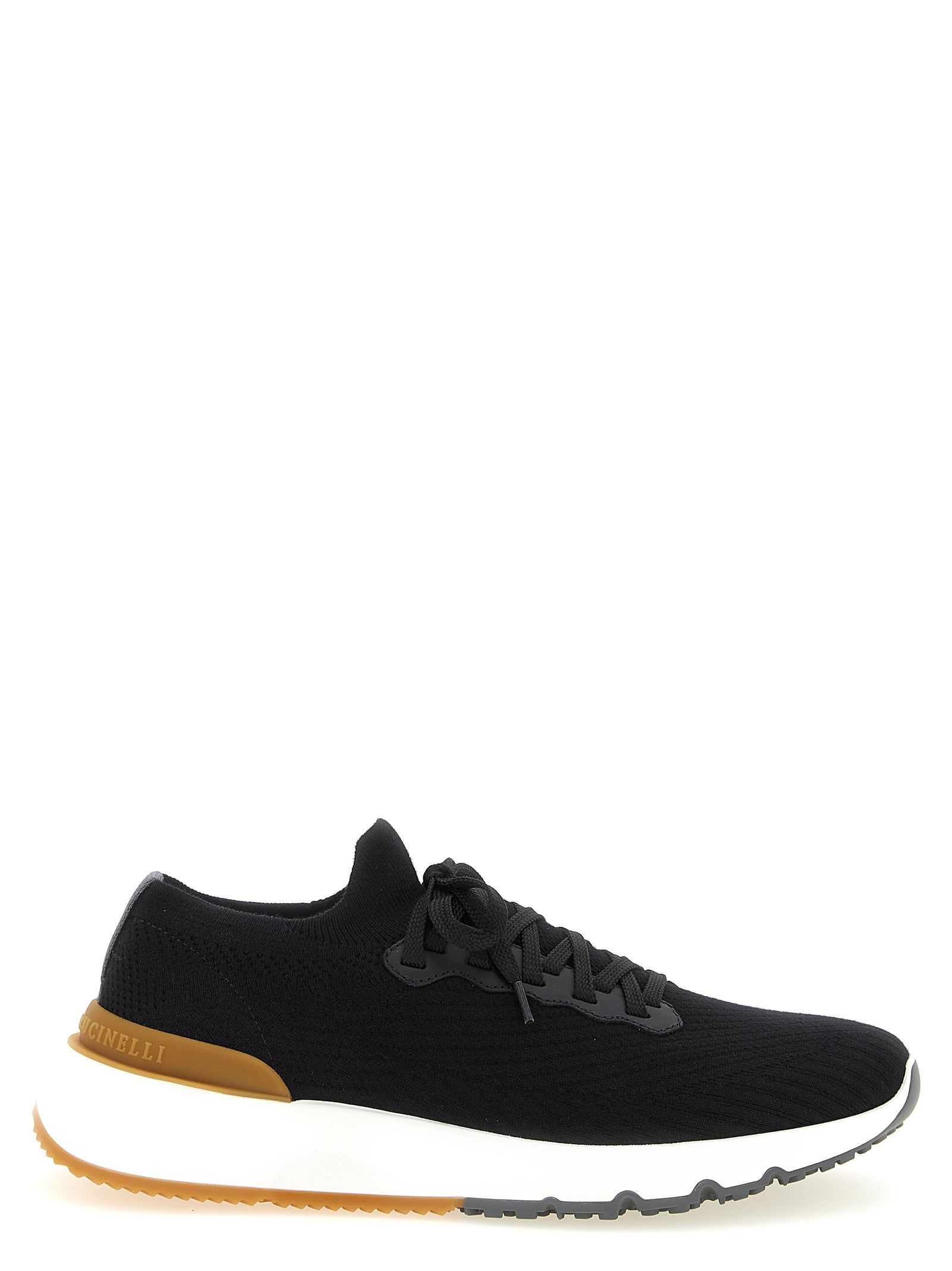 Brunello Cucinelli Black Polyethylene Athletic Sneakers