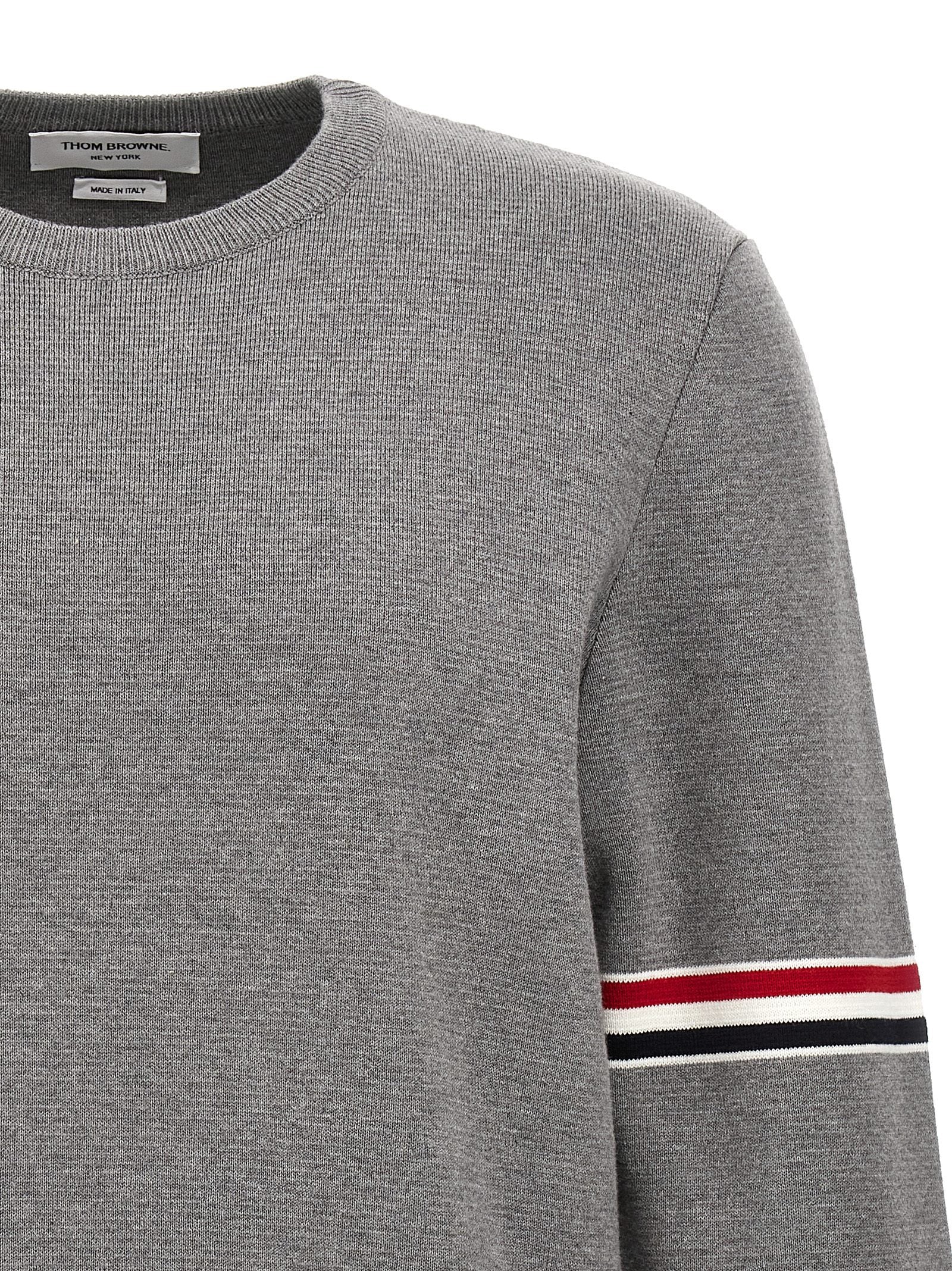 Thom Browne Gray Cotton Cardigan