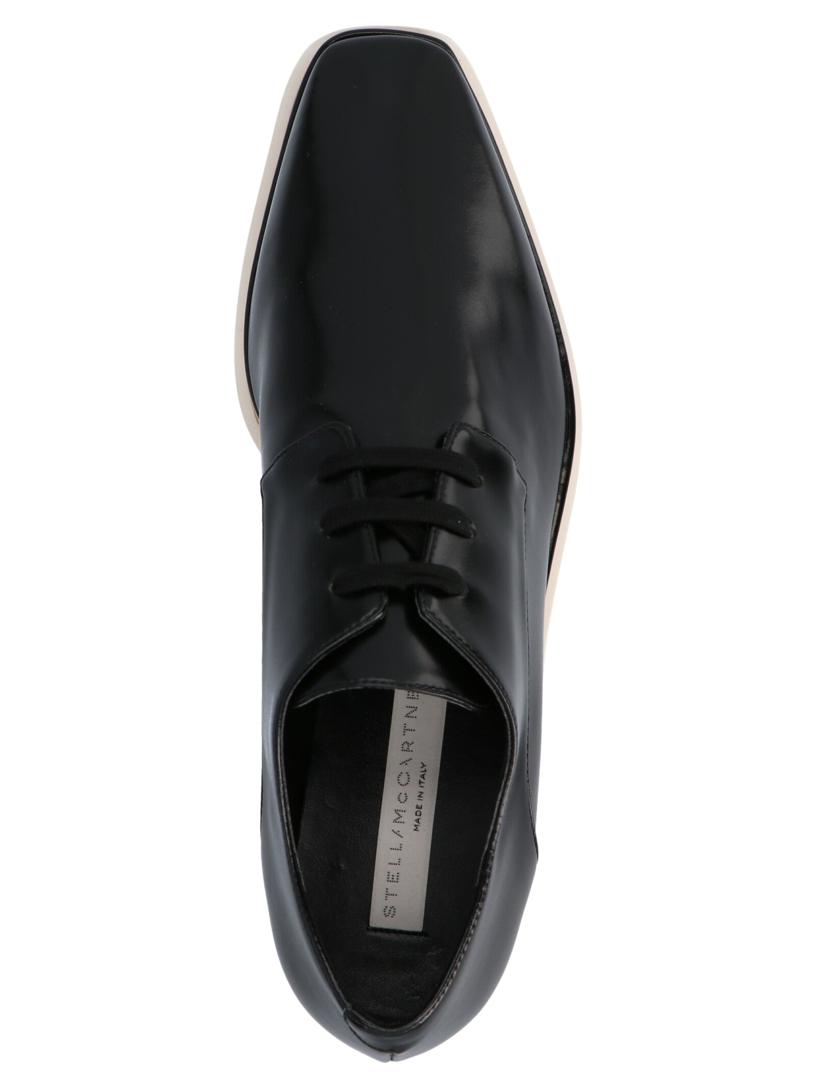 Stella McCartney Black Platform Wedge Sneakers