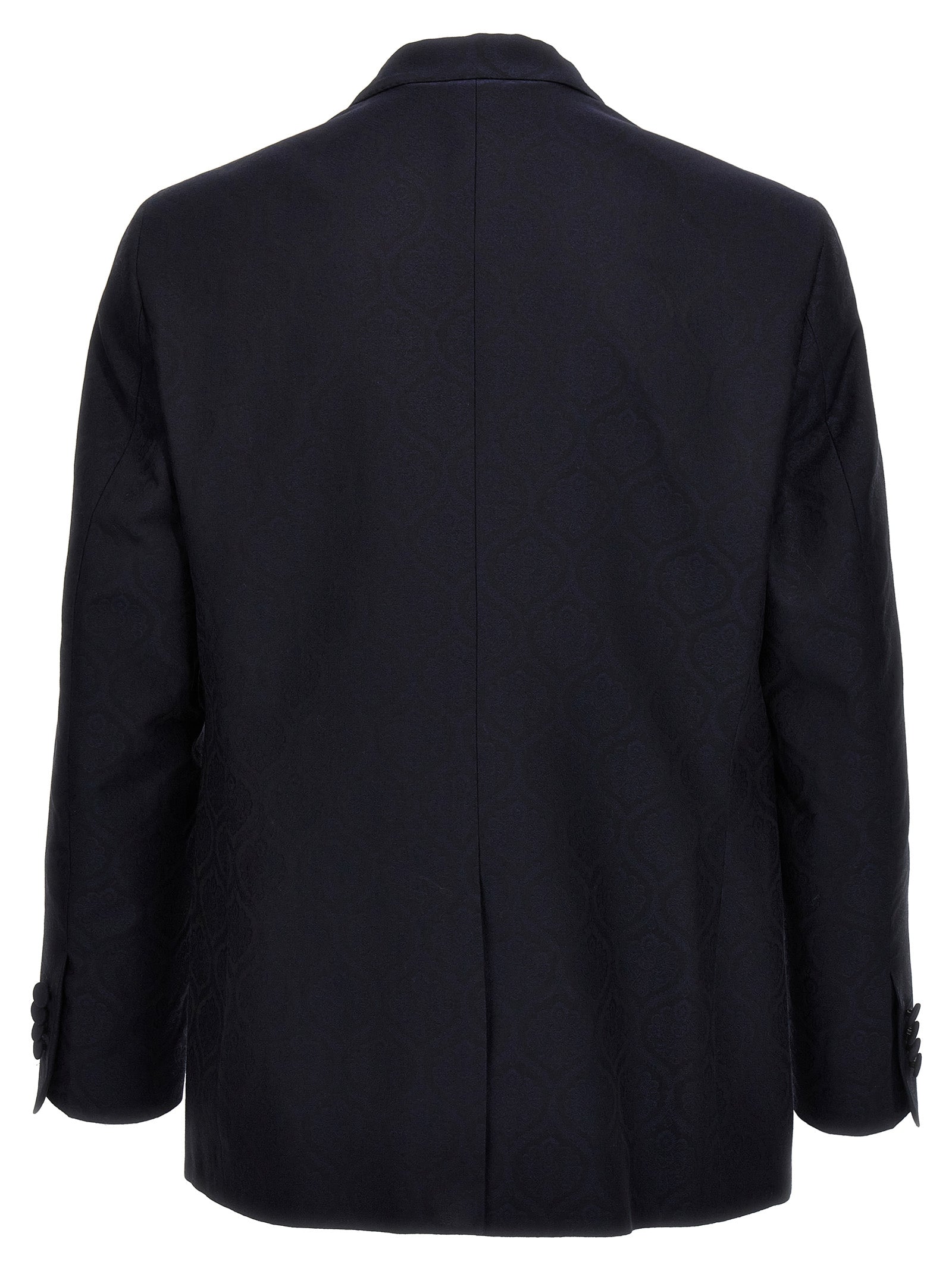 Etro Blue Cotton Blazer