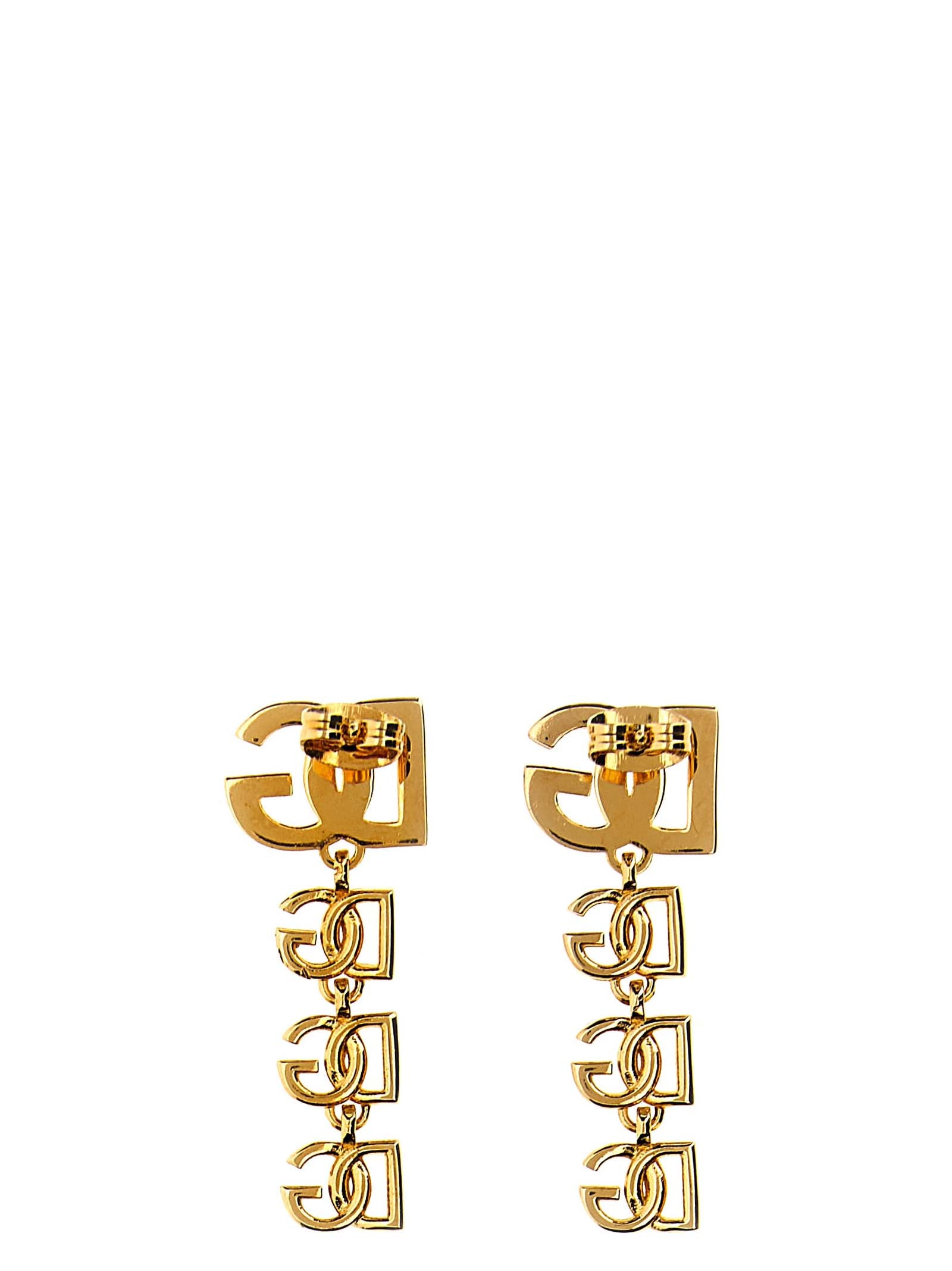 Dolce & Gabbana Gold Brass Earrings