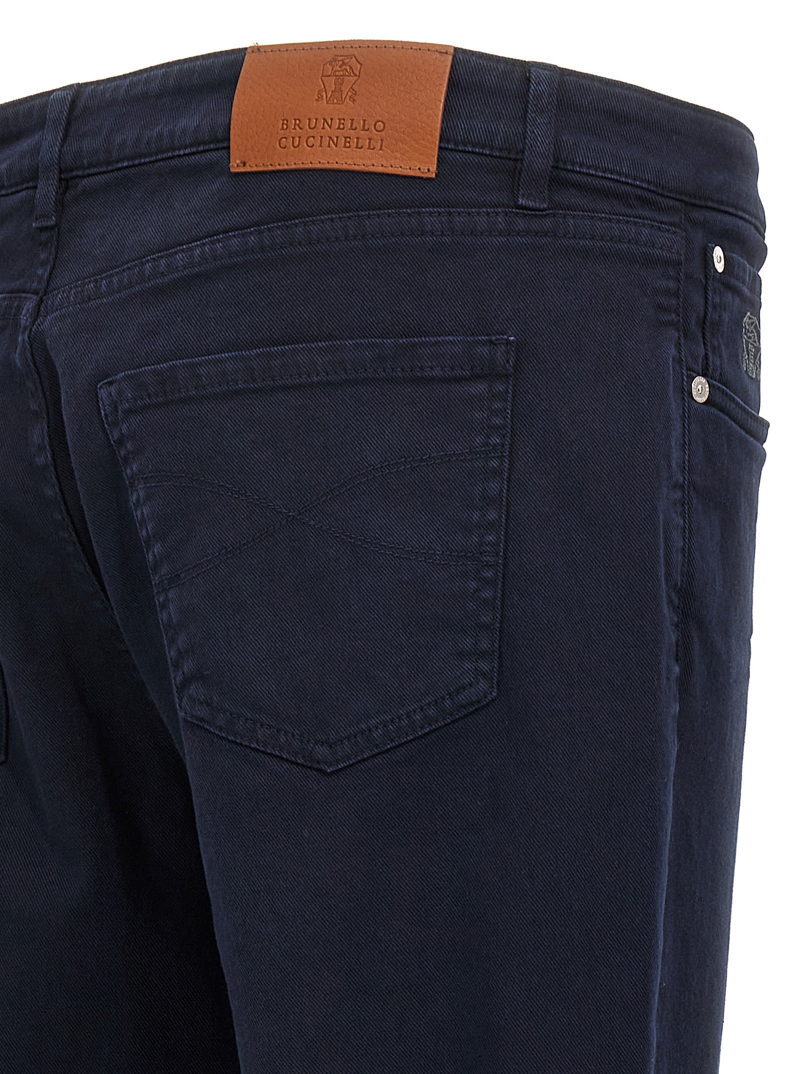 Brunello Cucinelli Blue Cotton Jeans Denim