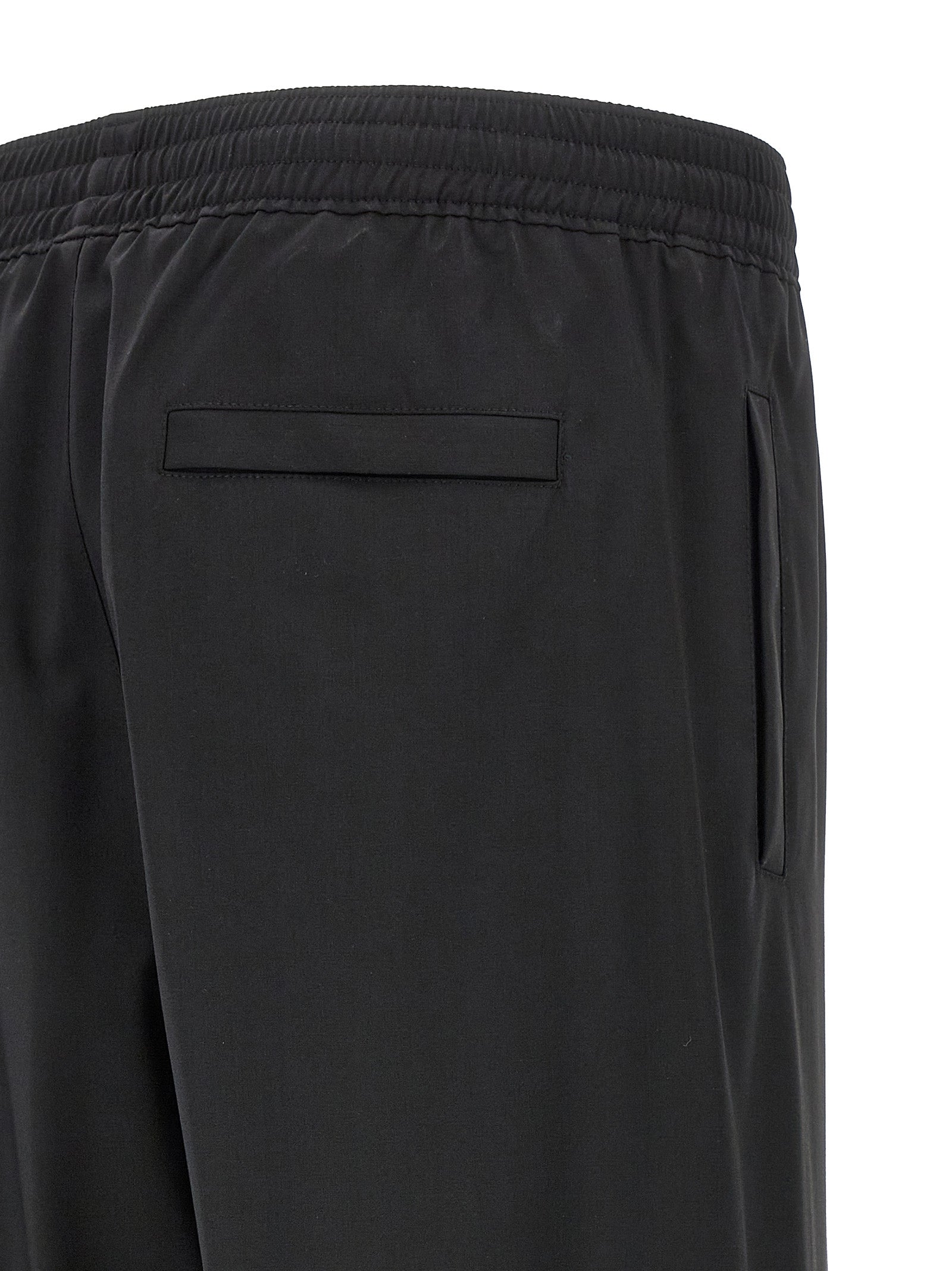 Givenchy Black Virgin Wool Casual Pants