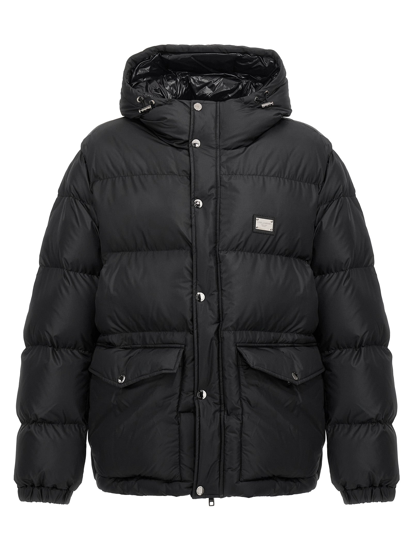 Dolce & Gabbana Black Polyester Jacket