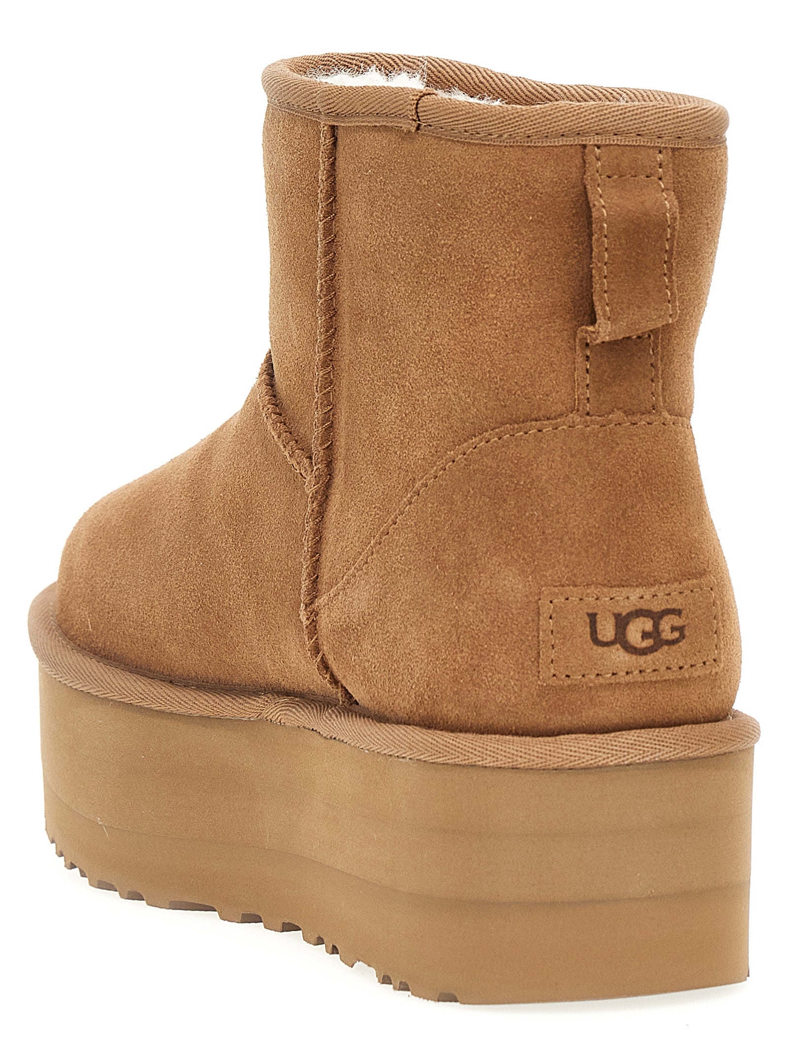 UGG Brown Cowhide Ankle Boots