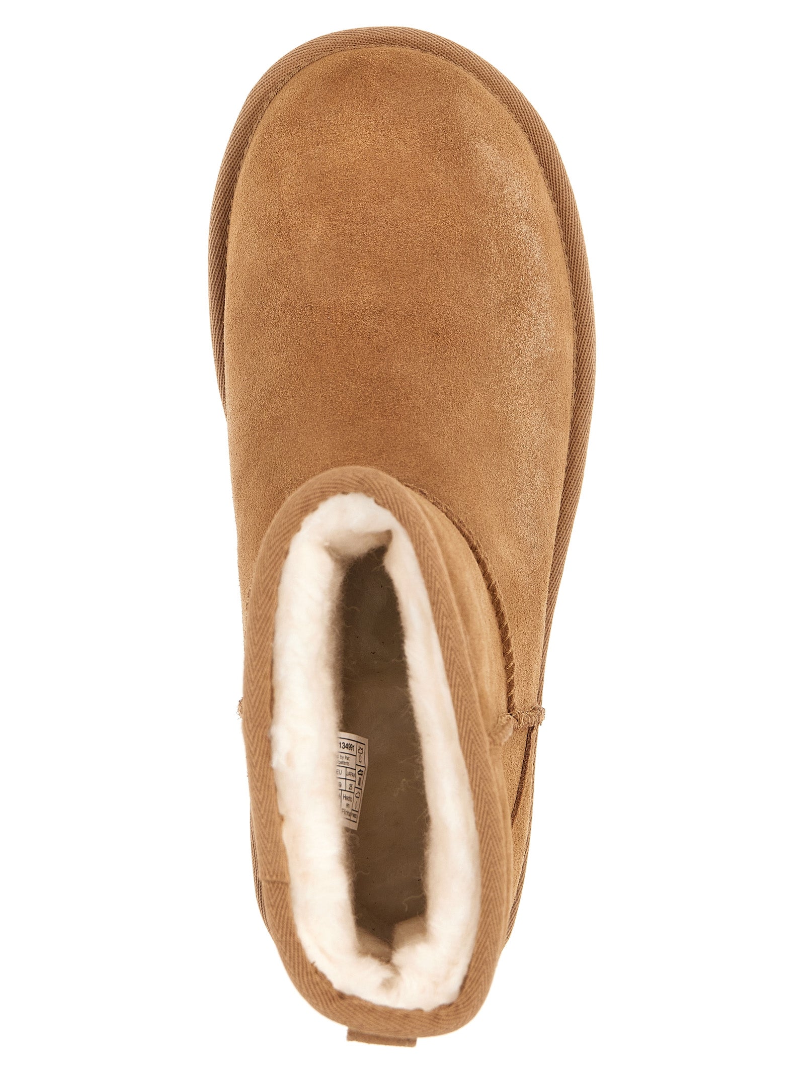 UGG Brown Cowhide Ankle Boots