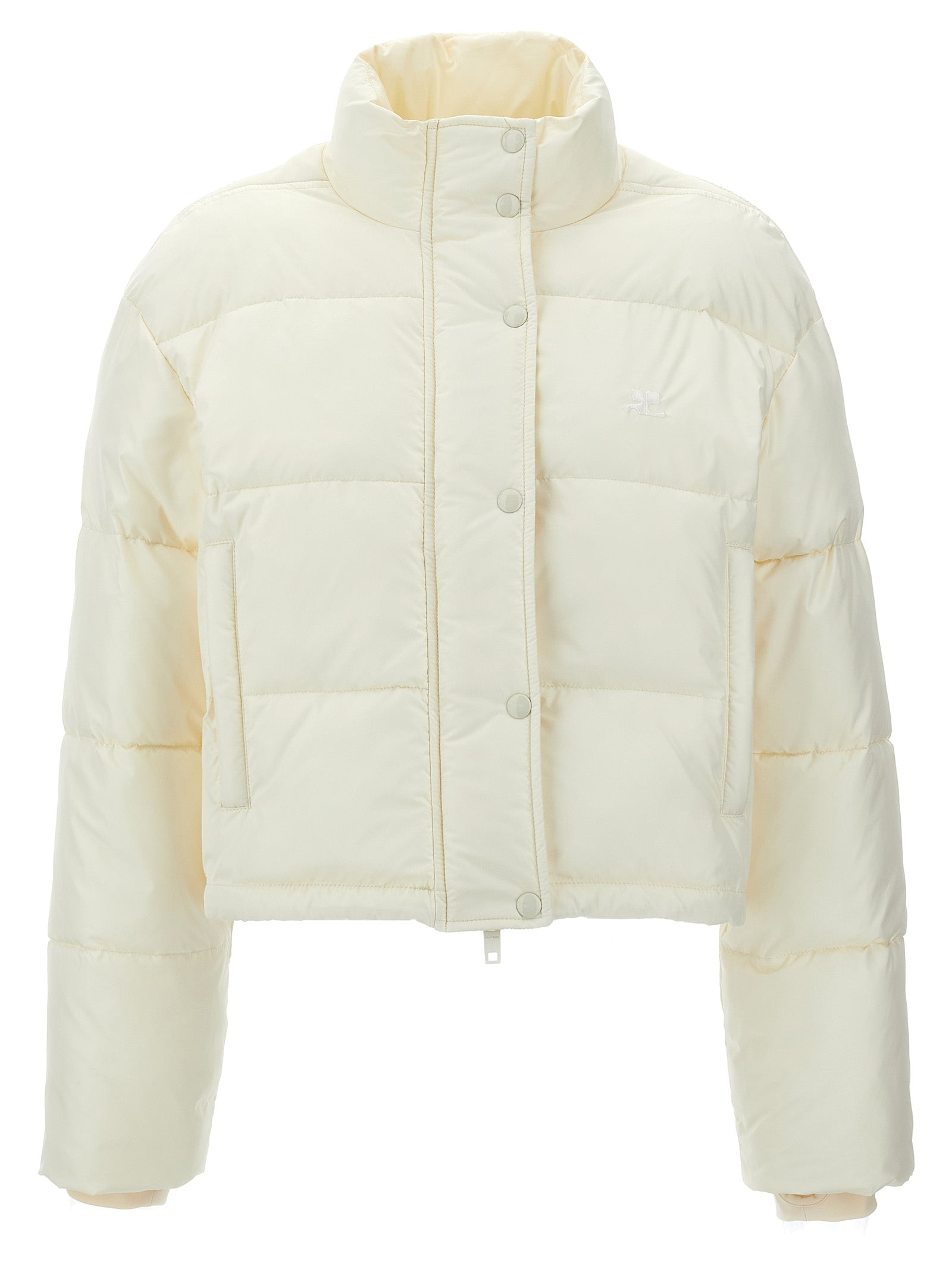 Courrèges White Polyester Full-Length Jacket