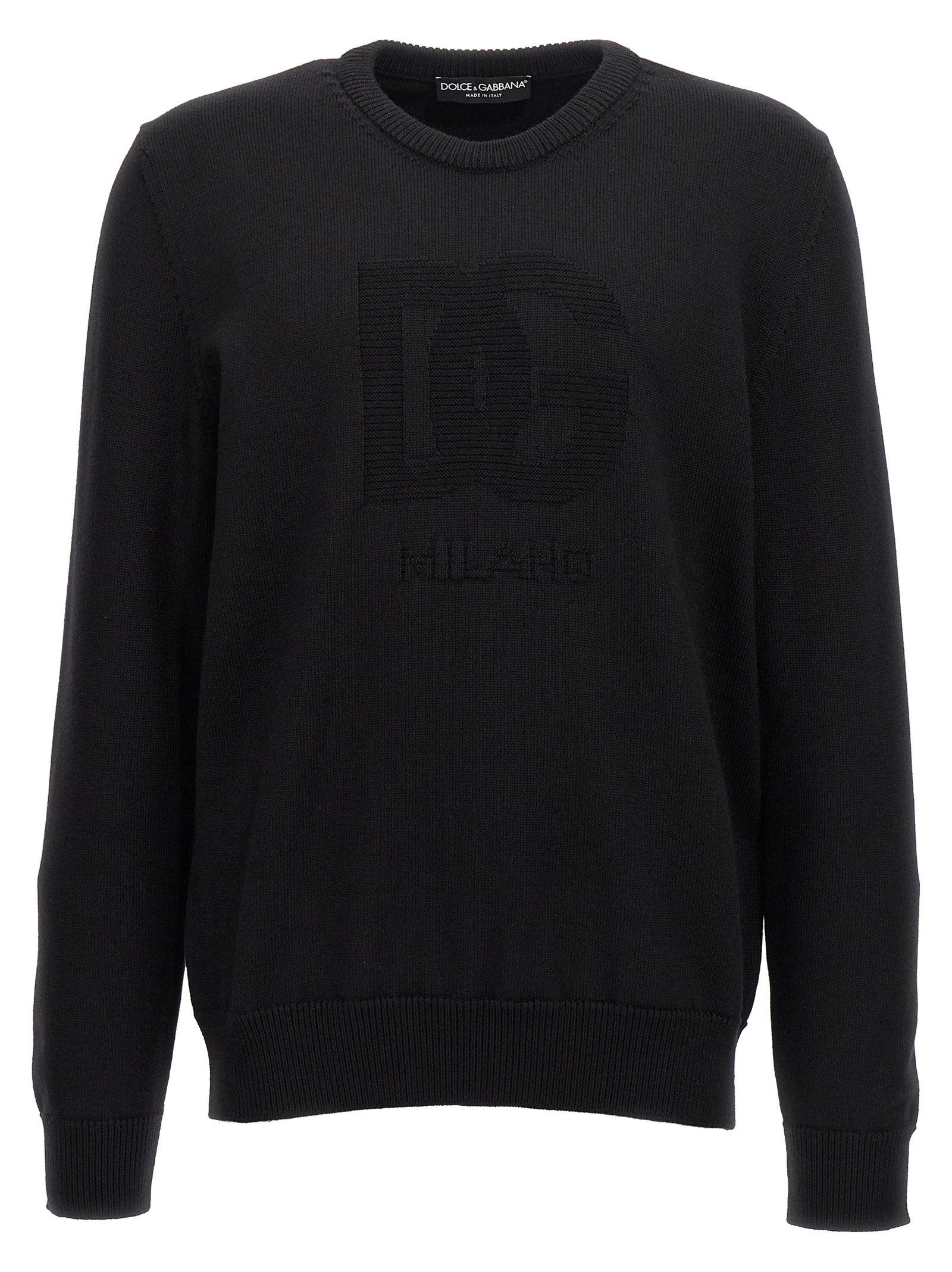 Dolce & Gabbana Black Virgin Wool Cardigan