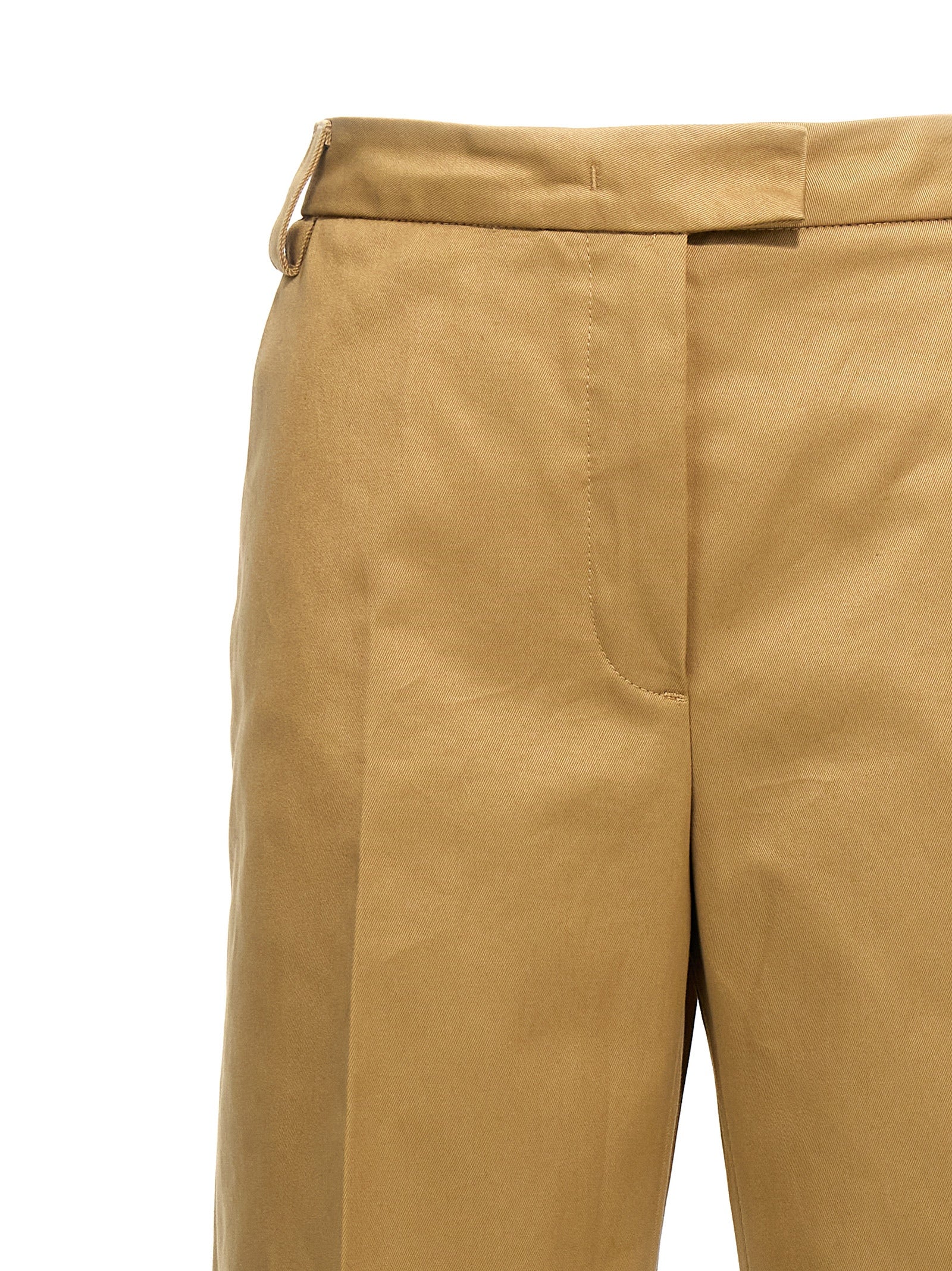 THELATEST Beige Cotton Casual Pants