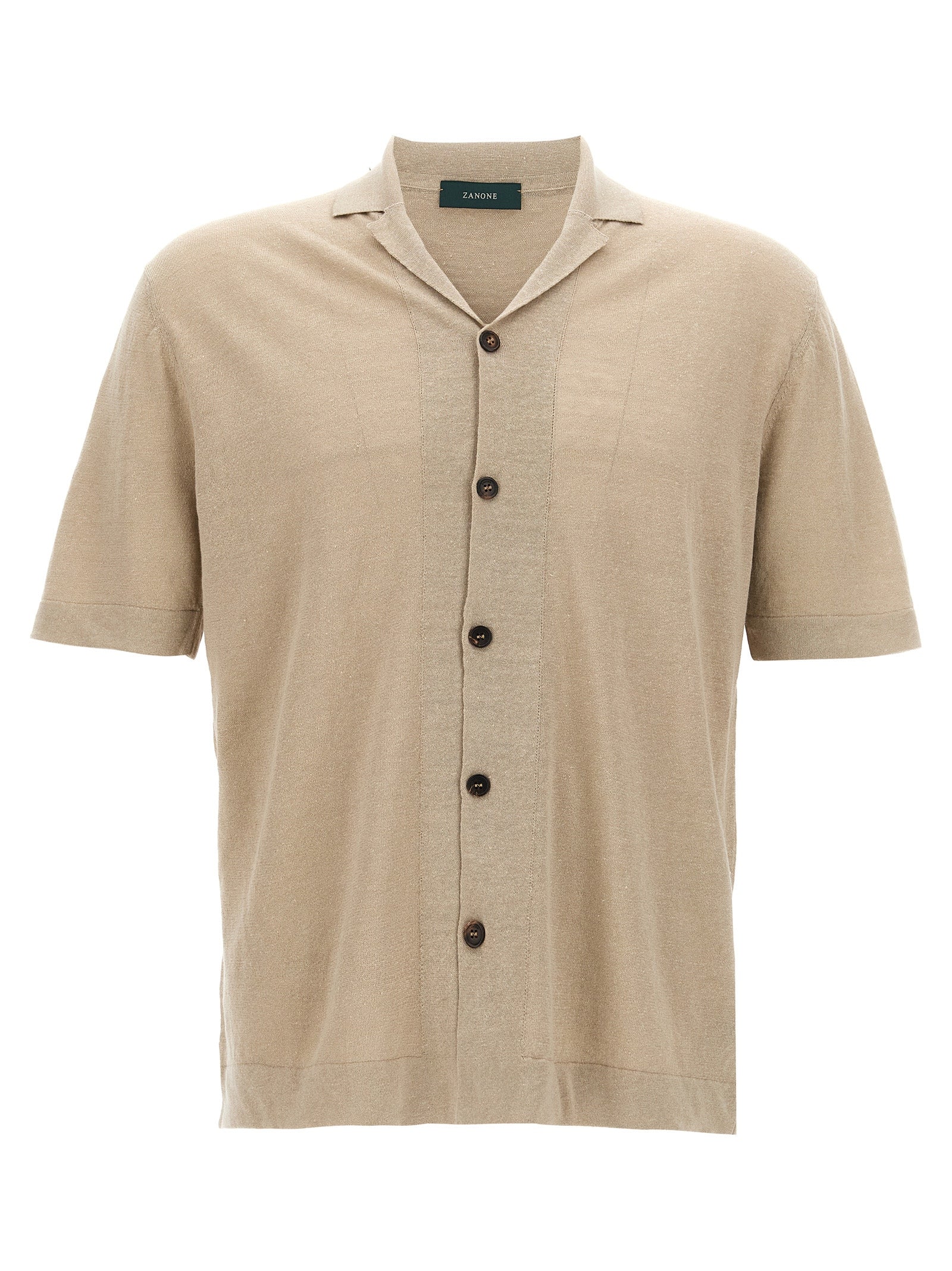 ZANONE Beige Linen Blouse