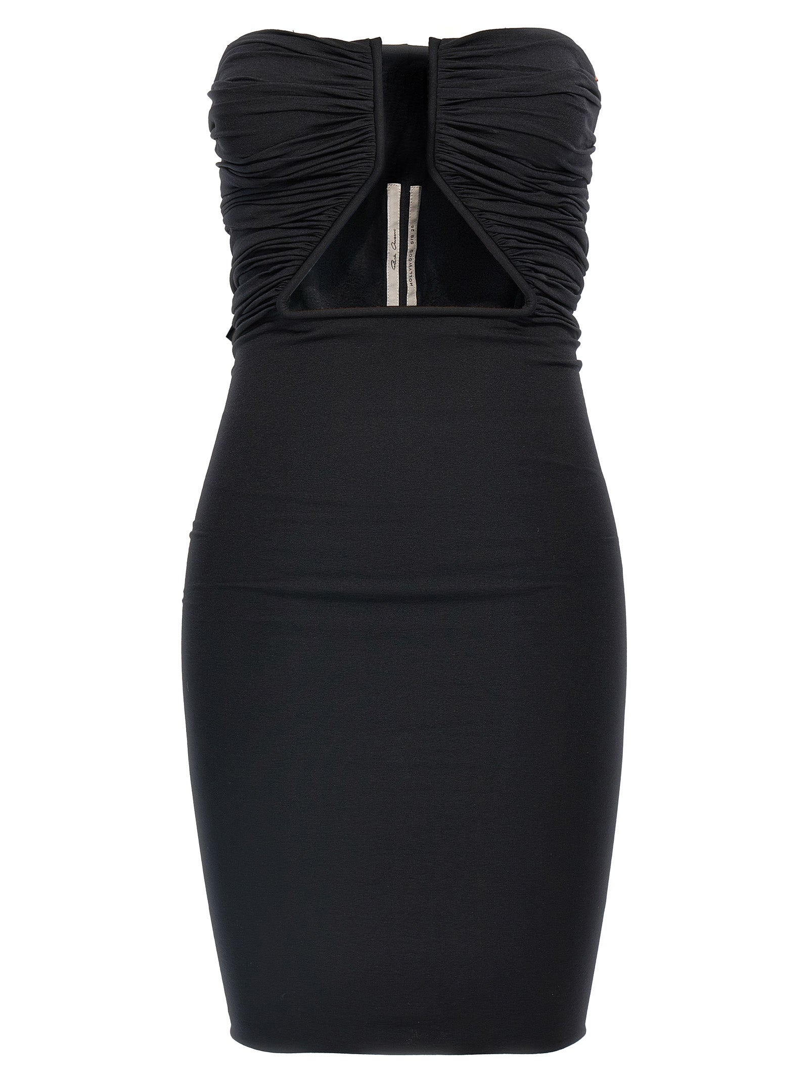 Rick Owens Black Nylon Short Dress